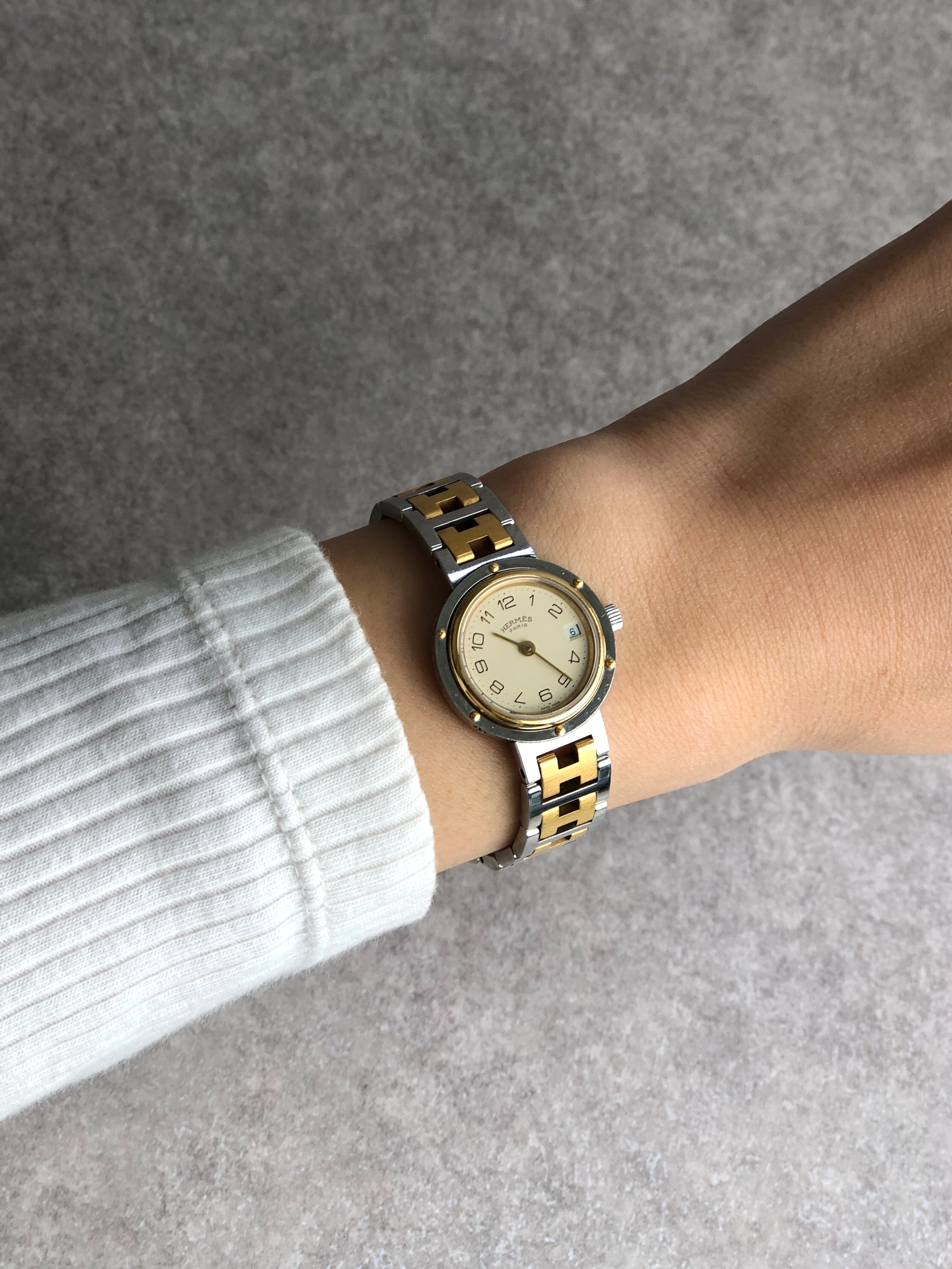 HERMES エルメス スカーフリング シルバー vintage ヴィンテージ