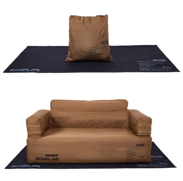 全カラー再入荷】キャンプ エアーソファ タクティカル 2人用（BONFLAG