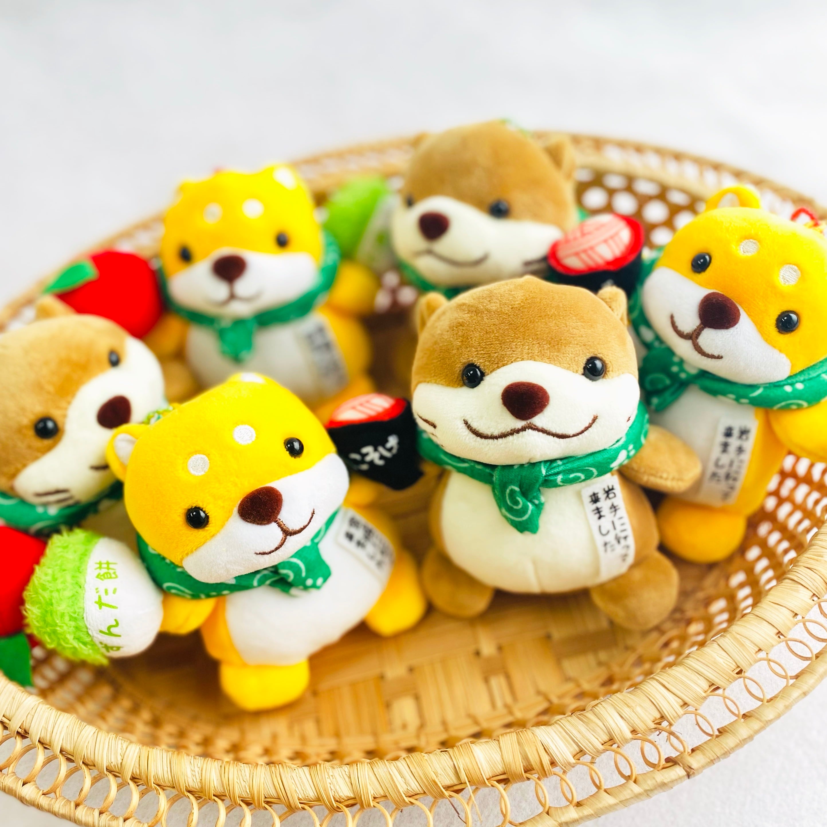 さすらいの旅カワウソ岩手 わんこそばボールチェーンマスコット