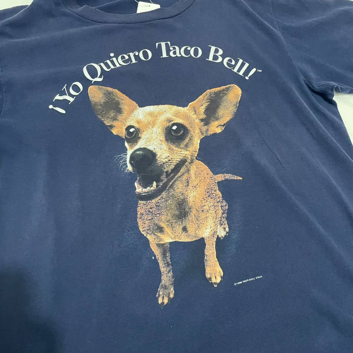 USA製 98年コピーライト入り TACO BELL タコベル チワワ 犬T プリント