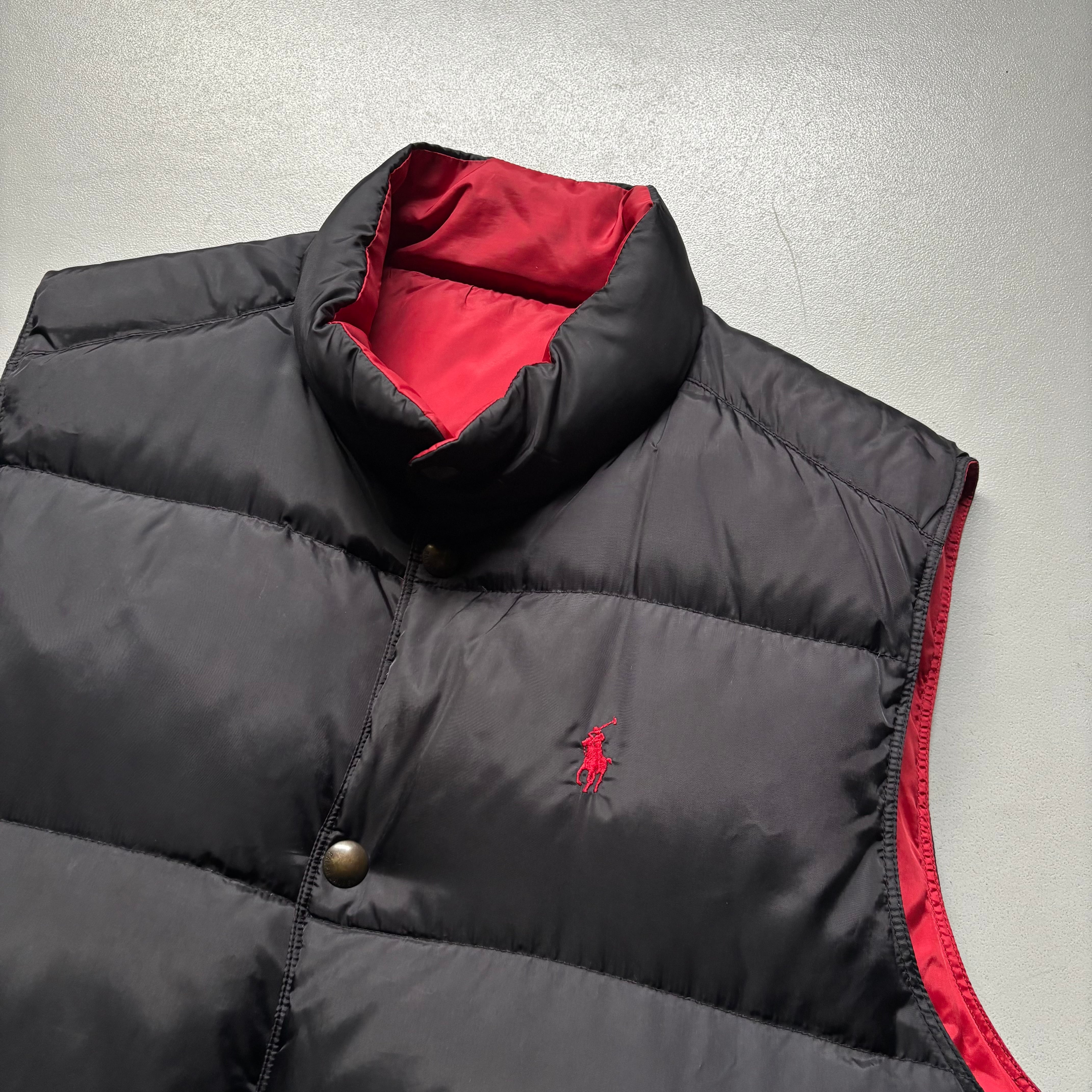 polo Ralph Lauren reversible down vest “size L” ポロラルフローレン