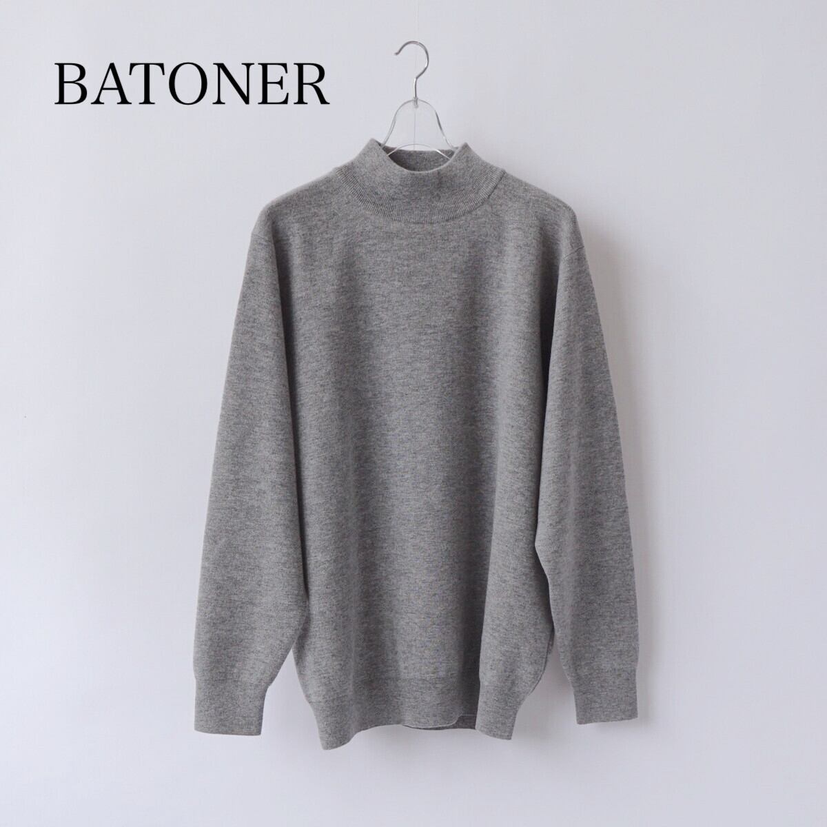 BATONER/バトナー・BABY WOOL POLO CARDIGAN | a flat shop