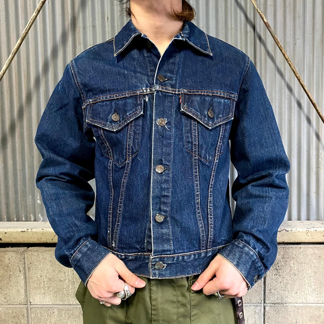 Levi's 70505【42】デニムジャケット 日本製 ビンテージ Gジャン