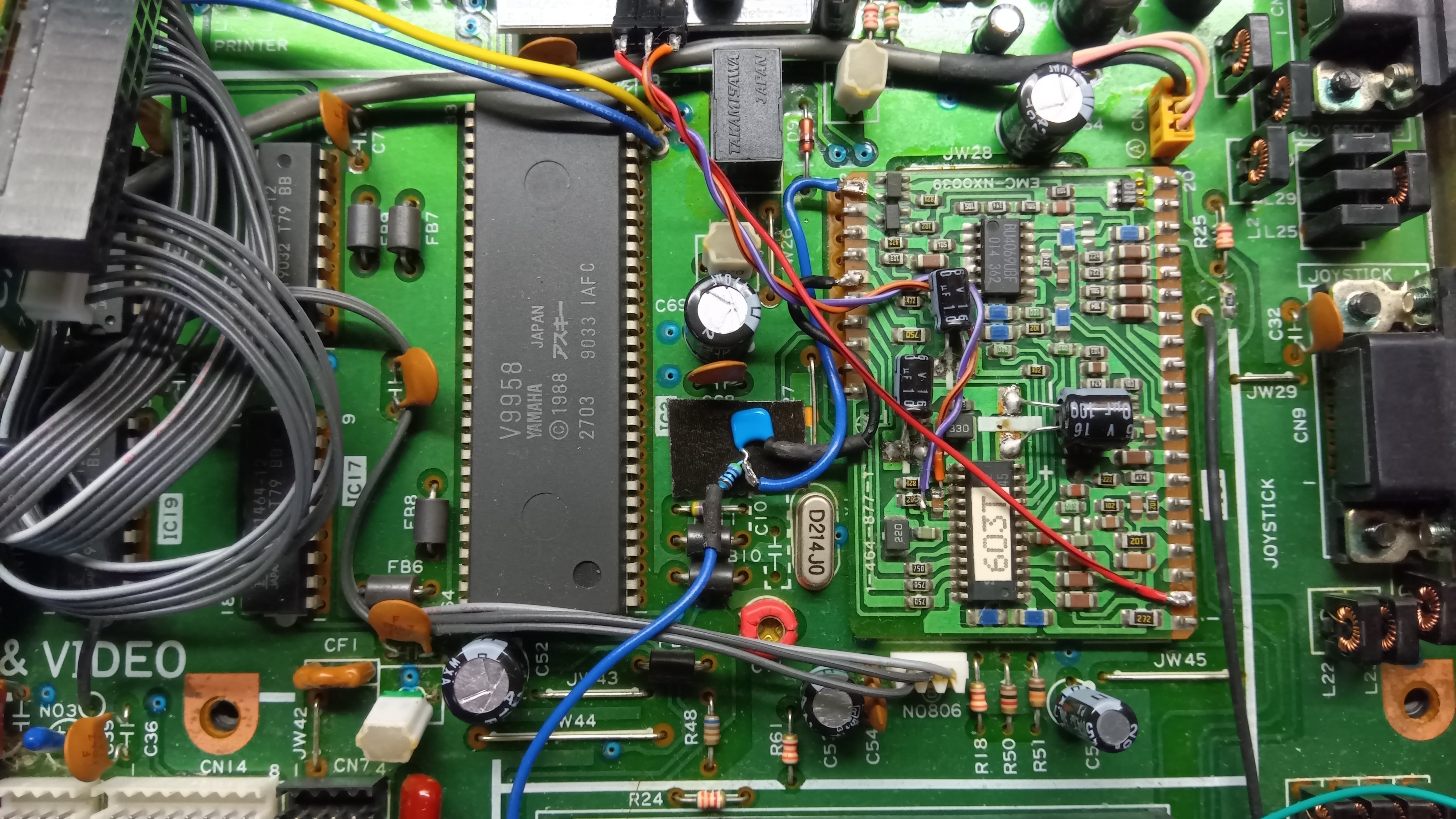 CHIPART製 MSX turboR upgrade board for SONY MSX2+キット 取付代行