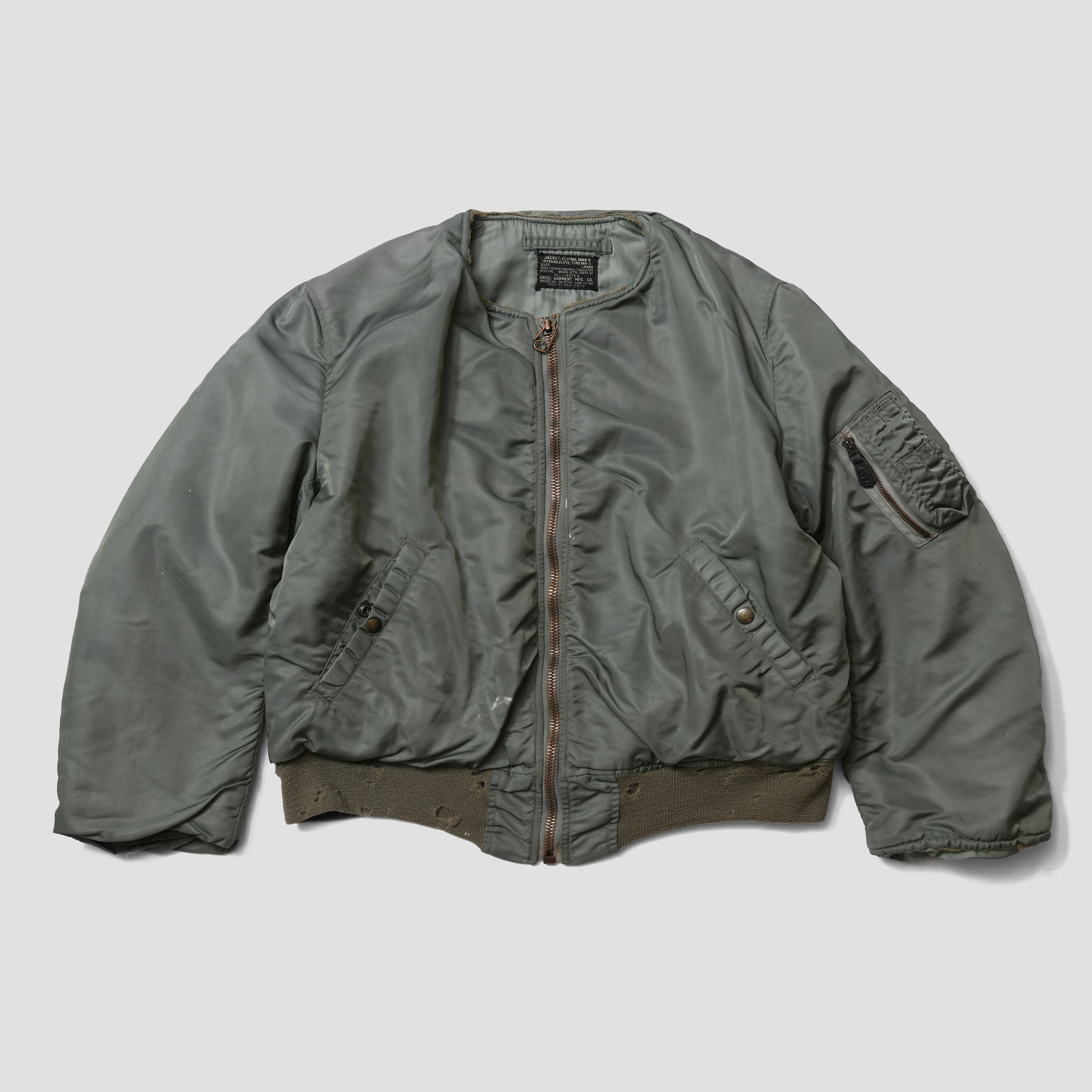 モ*ズ様 50s 米軍実物MA-1 USAF 1958年 8279B Faded 50s