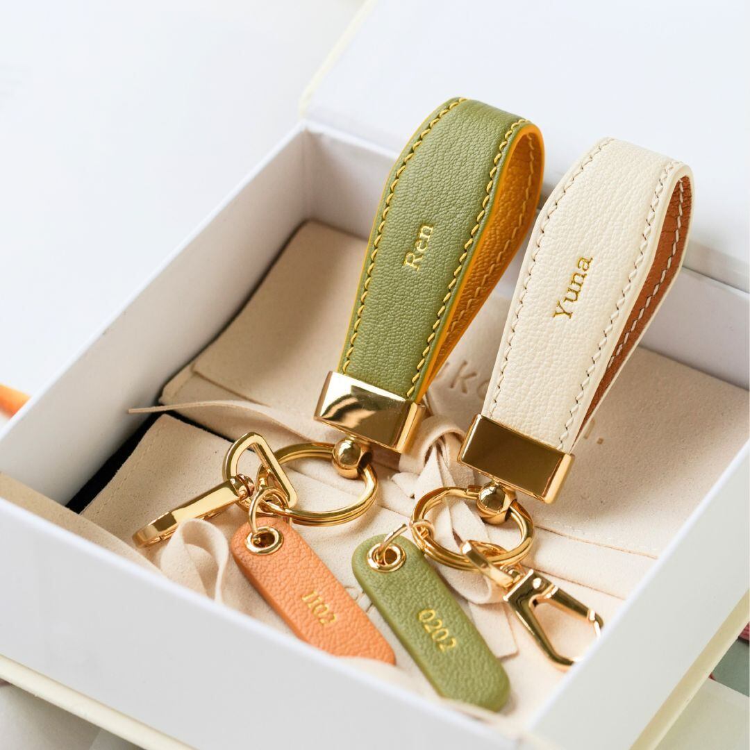ペアセット】Leather keyring 全15種 | Yukarien