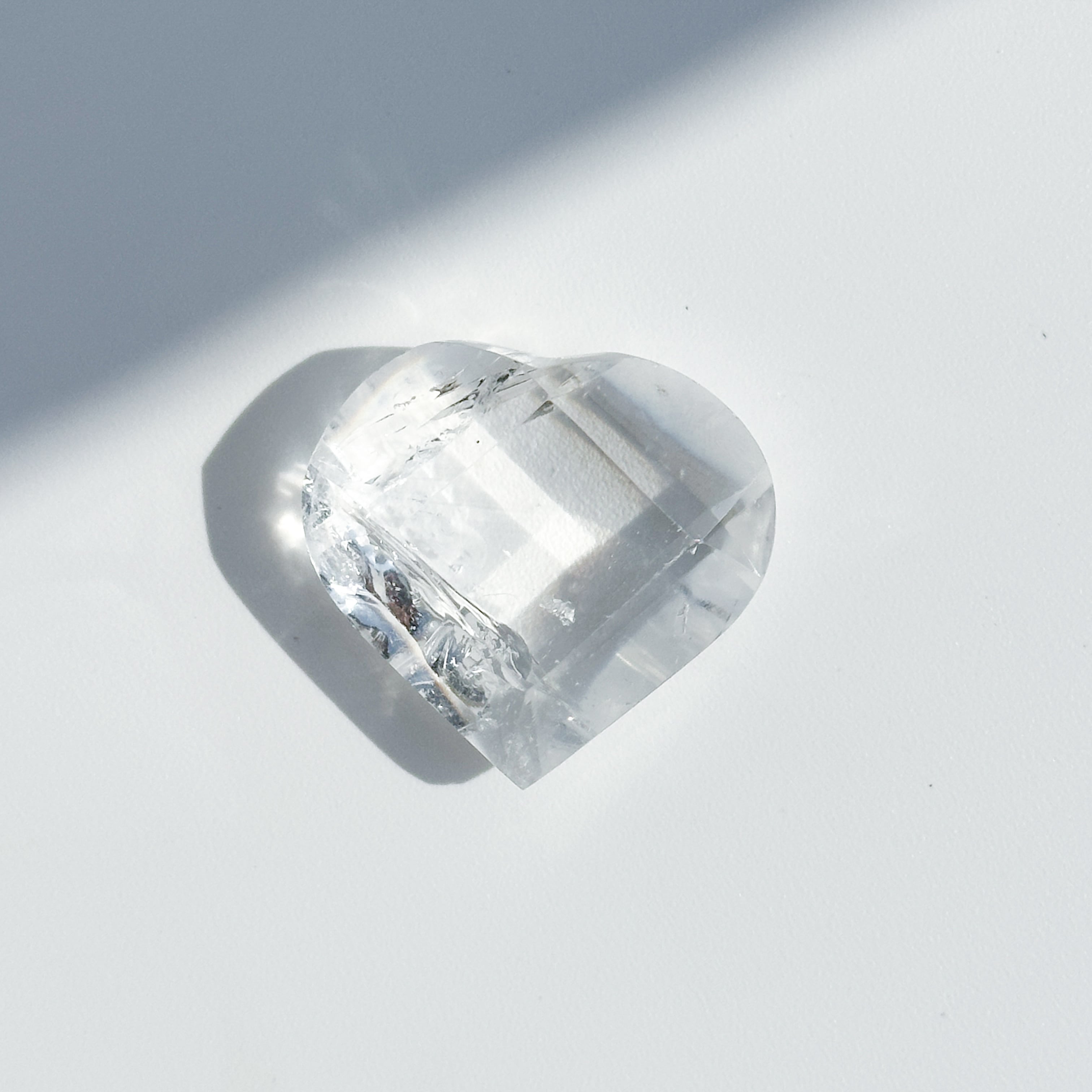 バイーア産レムリアンクォーツファセットハート03◇ Lemurian Quartz