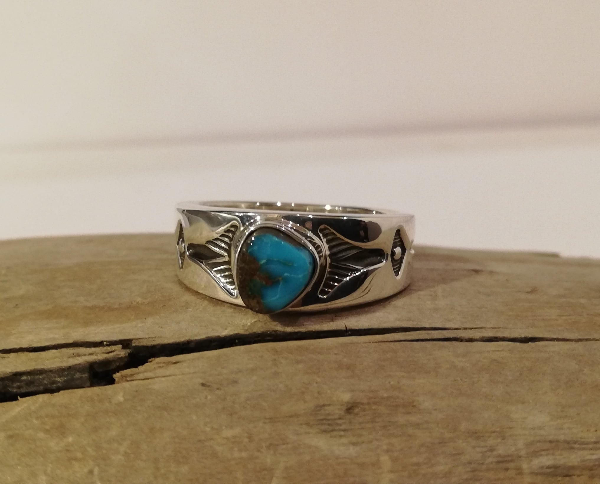 NAVAJO Jennifer Curtis スモールサイズ スタンプワークバングル | LEFT