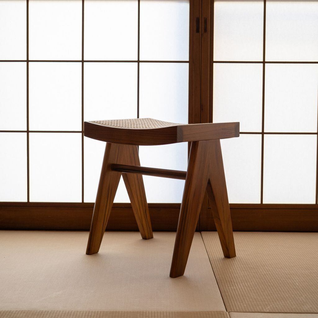 PH34 Low Stool Teak / PH34 ロースツール チーク ピエール