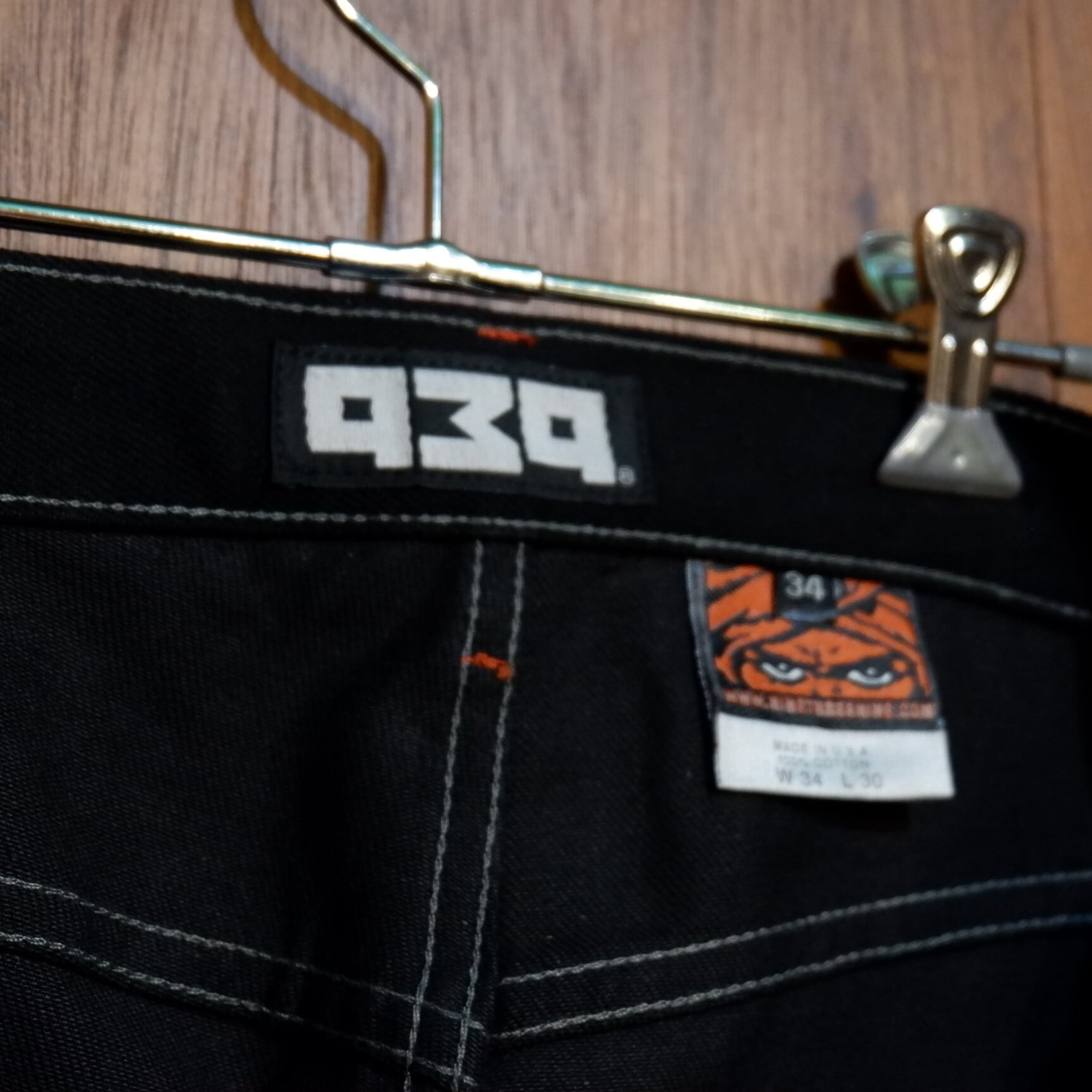 Deadstock” USA製 90s “939” ブラックバギーデニムパンツ | 横浜｜石川