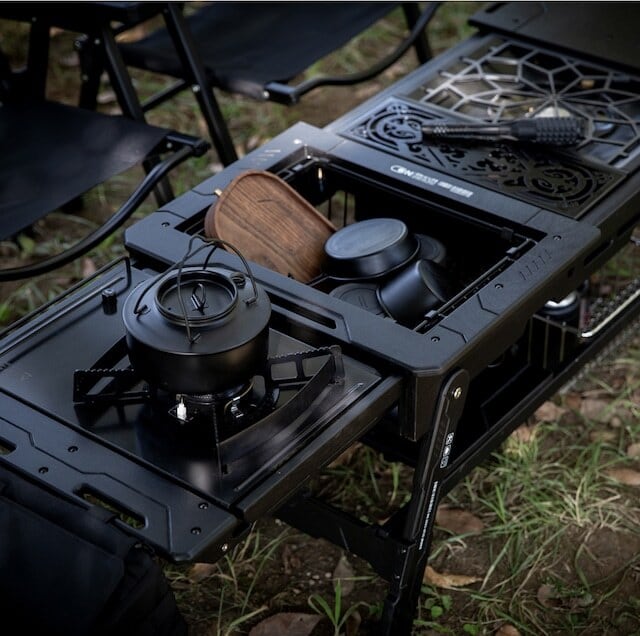 ON-U LIFE Sliding Half IGT Camping Table ハーフスライドテーブル