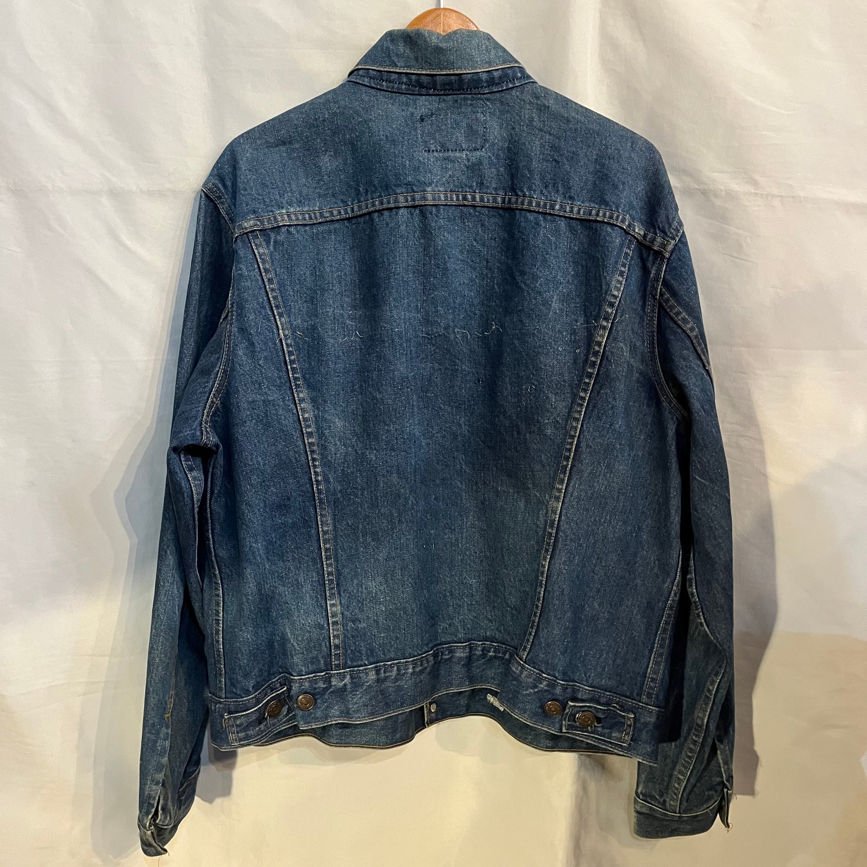 70s vintage levis 70505 ビッグサイズ ジージャン 46 | 旅する古着屋