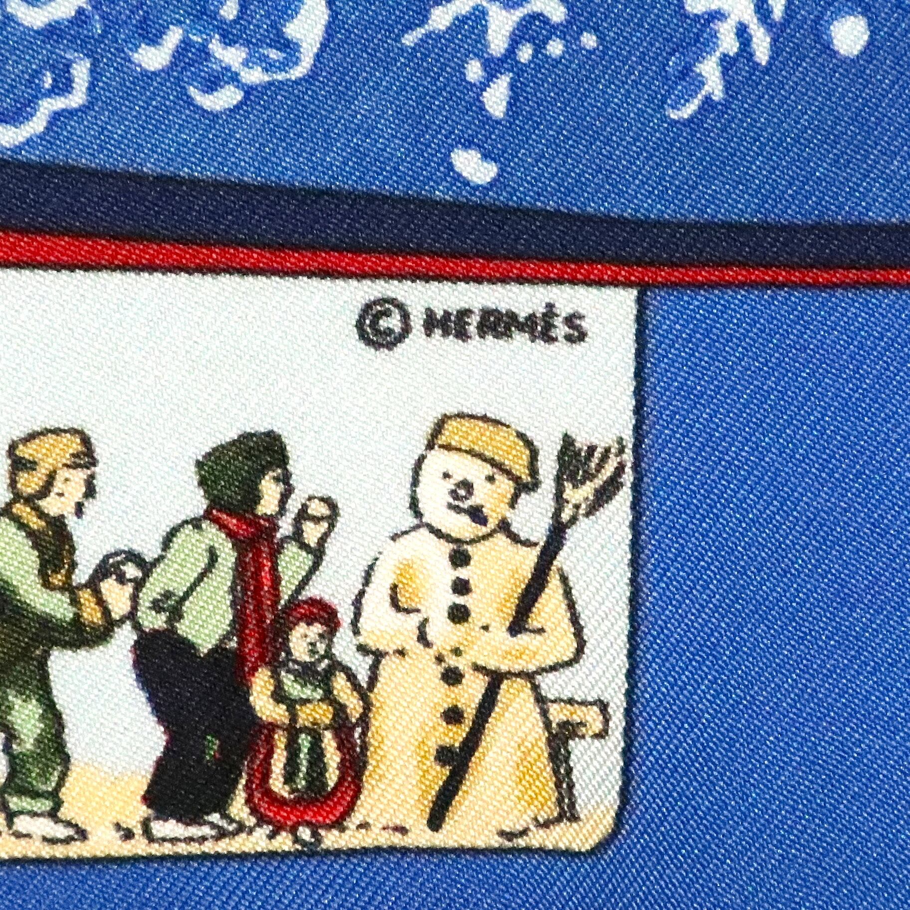 エルメス HERMES/スカーフ ガヴロッシュ 去年の雪 Neige d'Antan