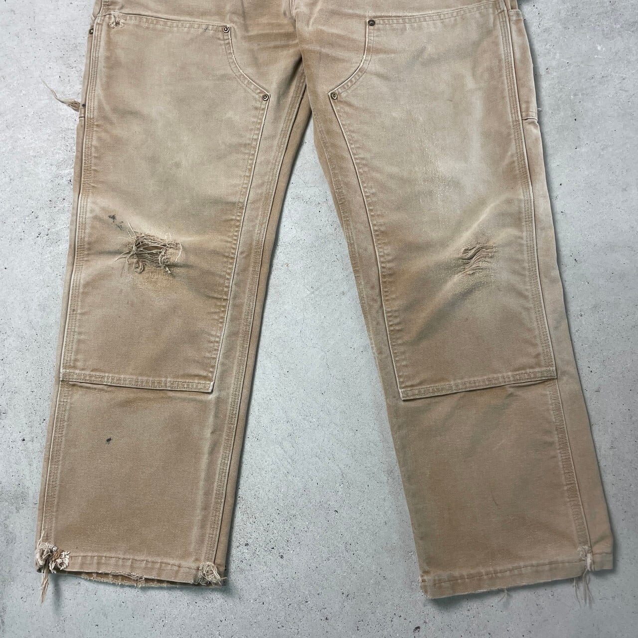 00年代 USA製 Carhartt カーハート ダック地 ダブルニー ペインター