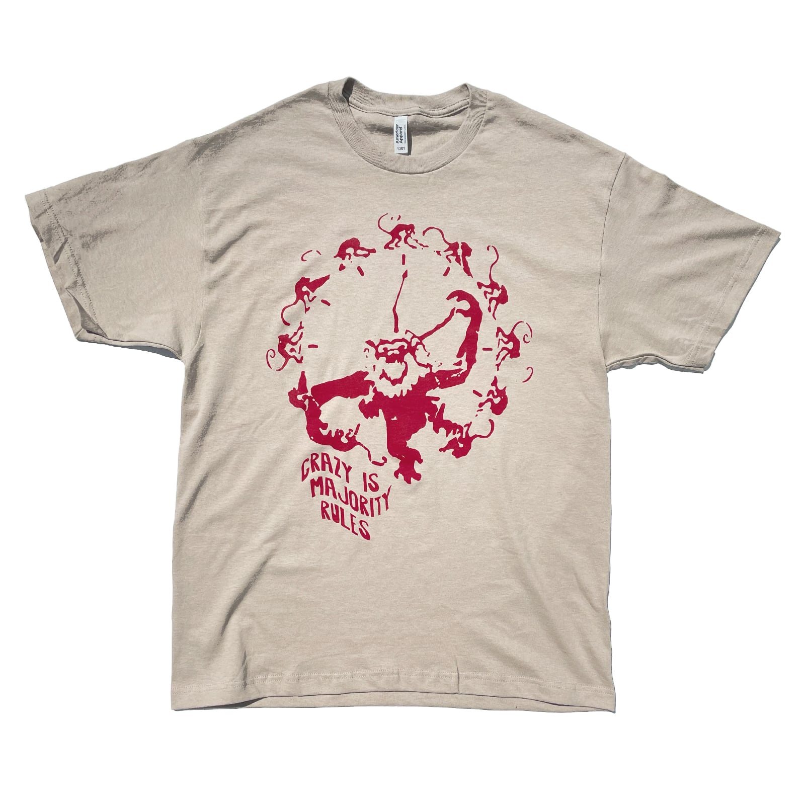 12モンキーズ 「CRAZY IS MAJORITY RULES」「MONKEY LOGO」 12MONKEYS