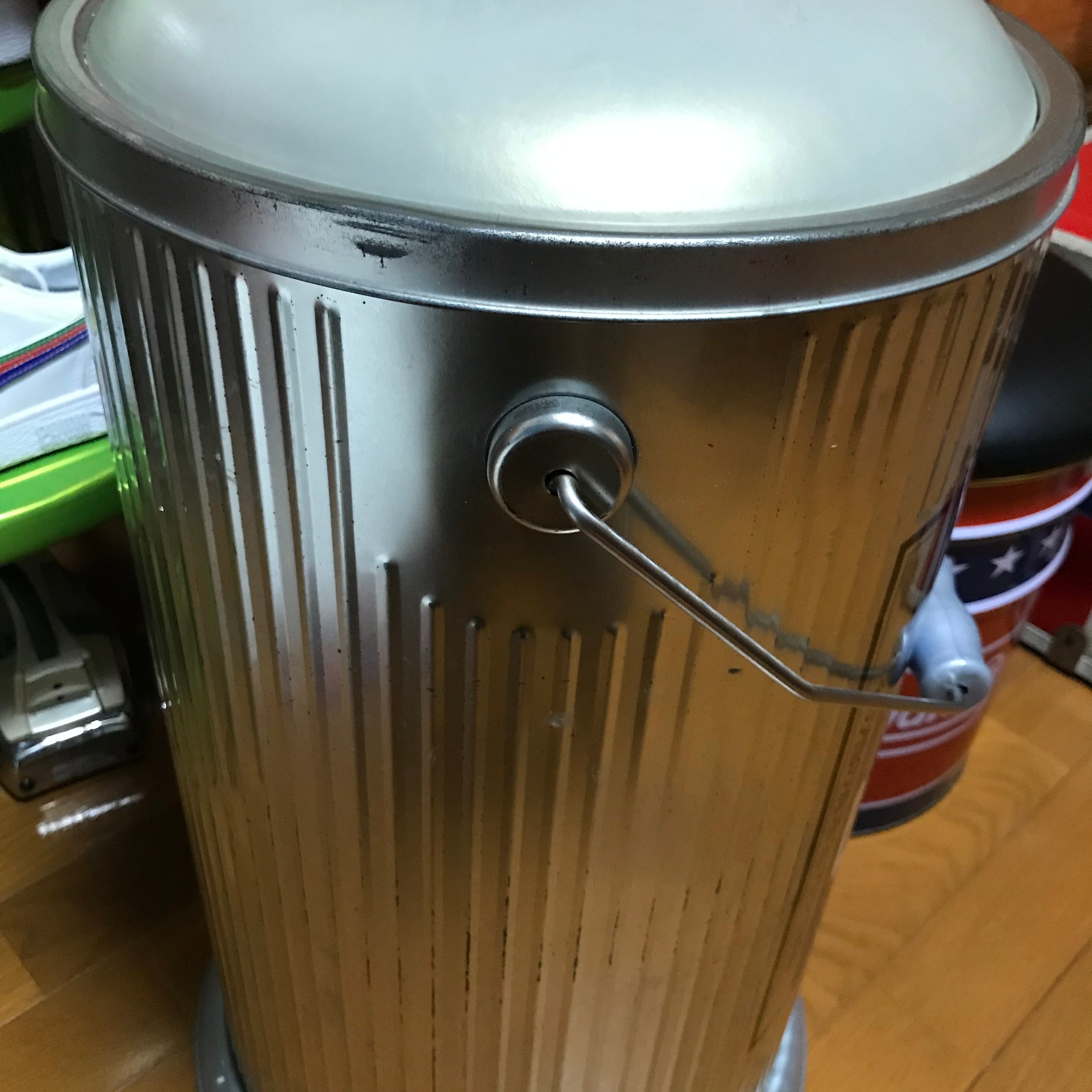 昭和レトロ アサヒ 新生 ヴィンテージチェア ペール缶 椅子 アメリカ