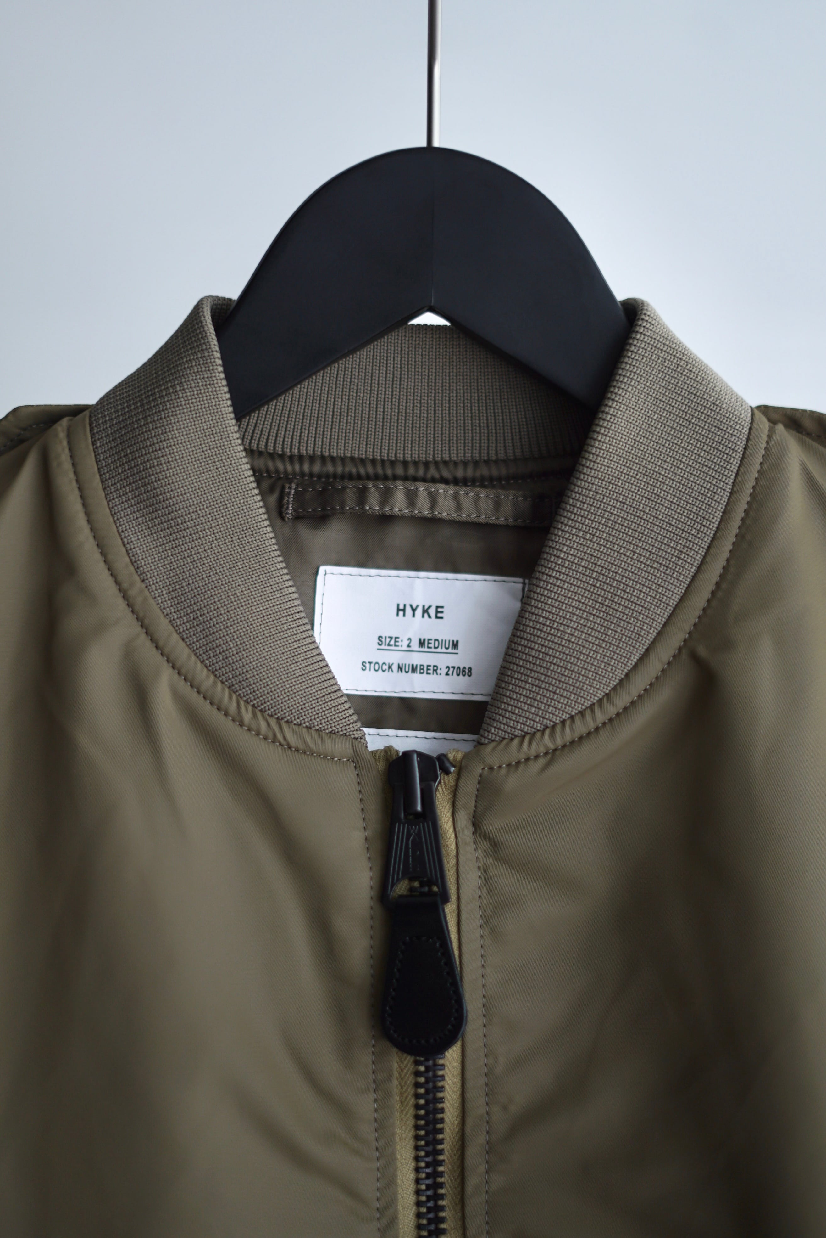 HYKE / TYPE L-2A JACKET ( KHAKI , GRAY) 別注 | JUQUI Online
