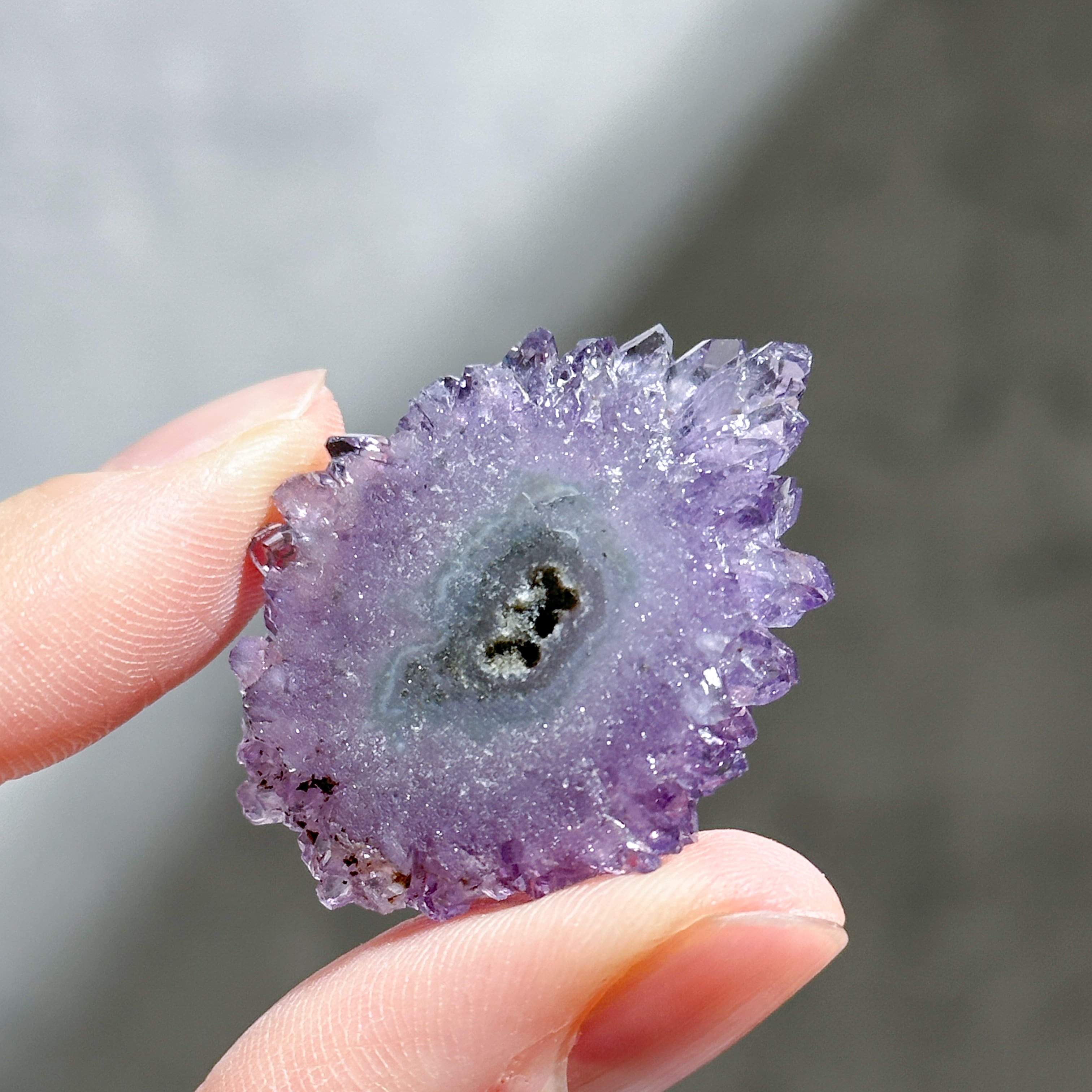 ウルグアイ産フラワーアメジスト 原石11◇ Flower Amethyst ◇天然石