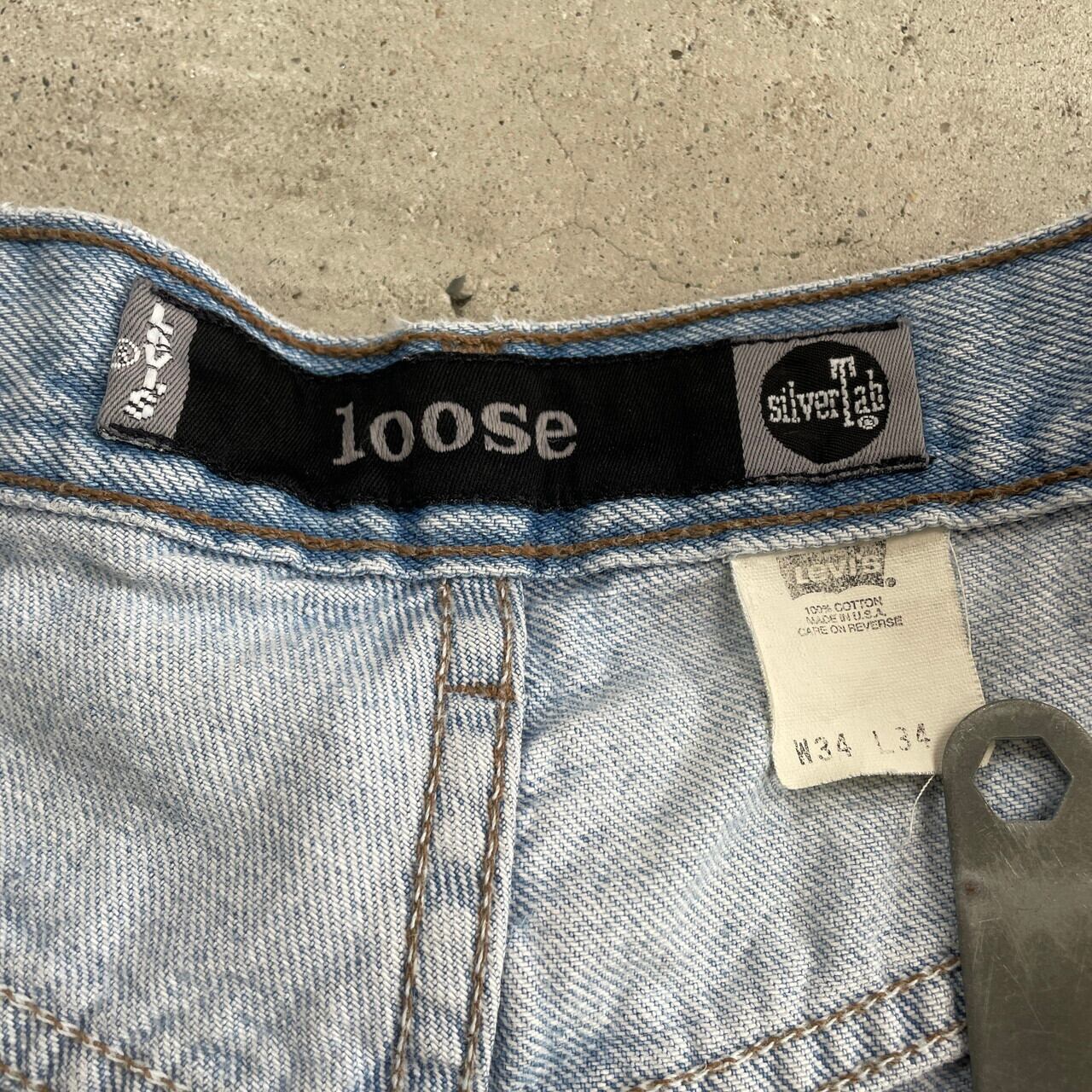 90年代 USA製 Levi's SILVERTAB リーバイス シルバータブ バギーデニム