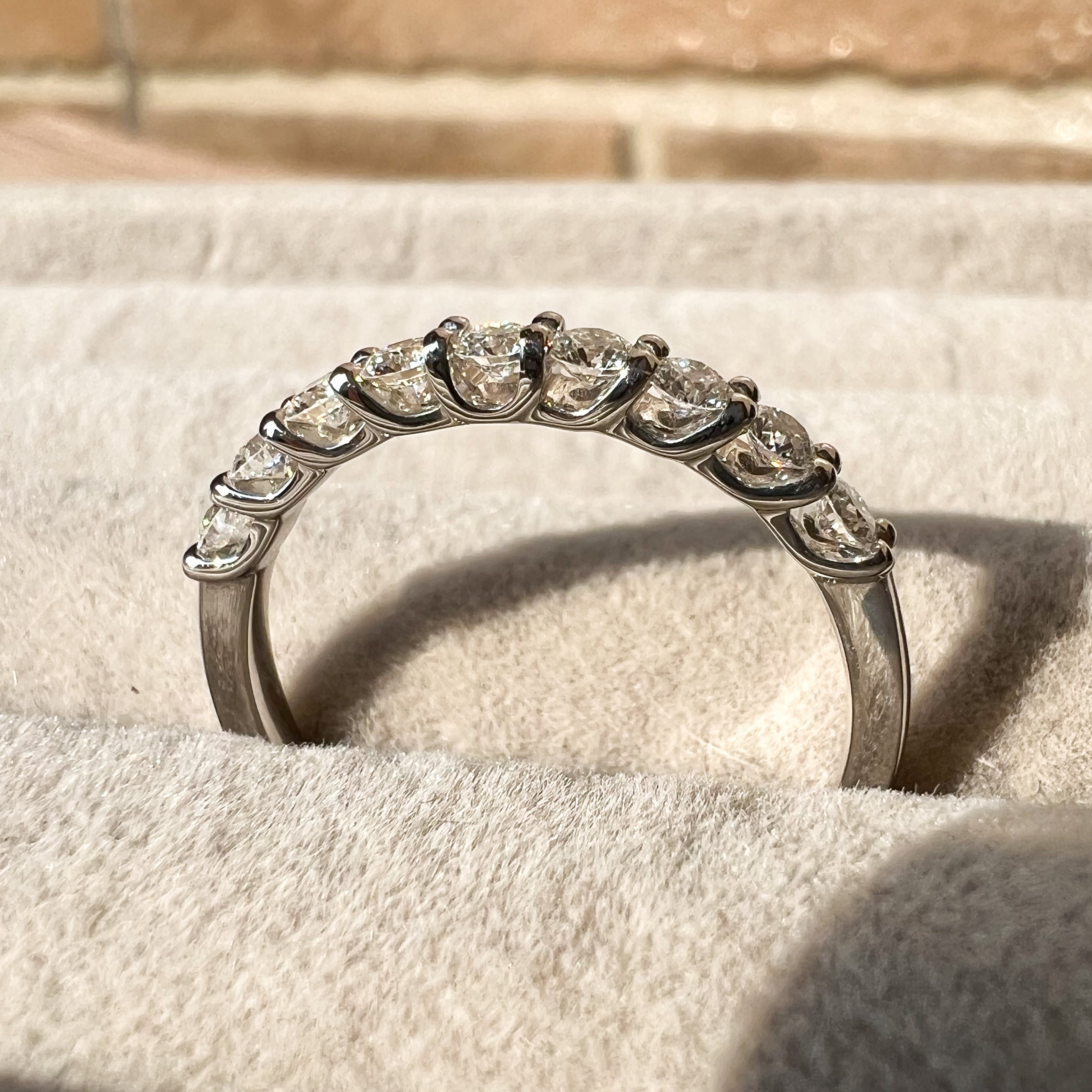 H&Cダイヤモンドハーフエタニティリング受注生産 | M select jewelry