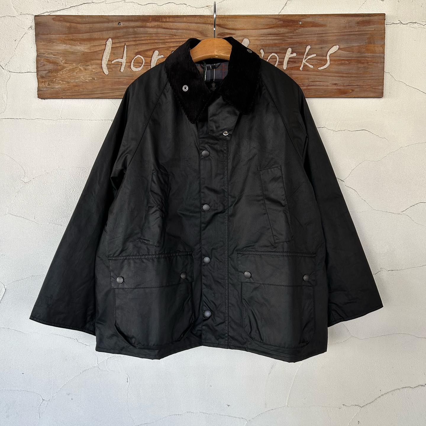 Barbour] ビデイル ワックス オーバーサイズ ジャケット“OS WAX BEDALE