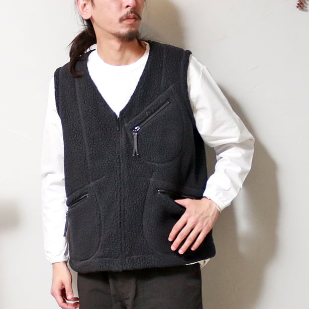 PORTER CLASSIC FLEECE ZIP VEST（POLARTEC）ポータークラシック