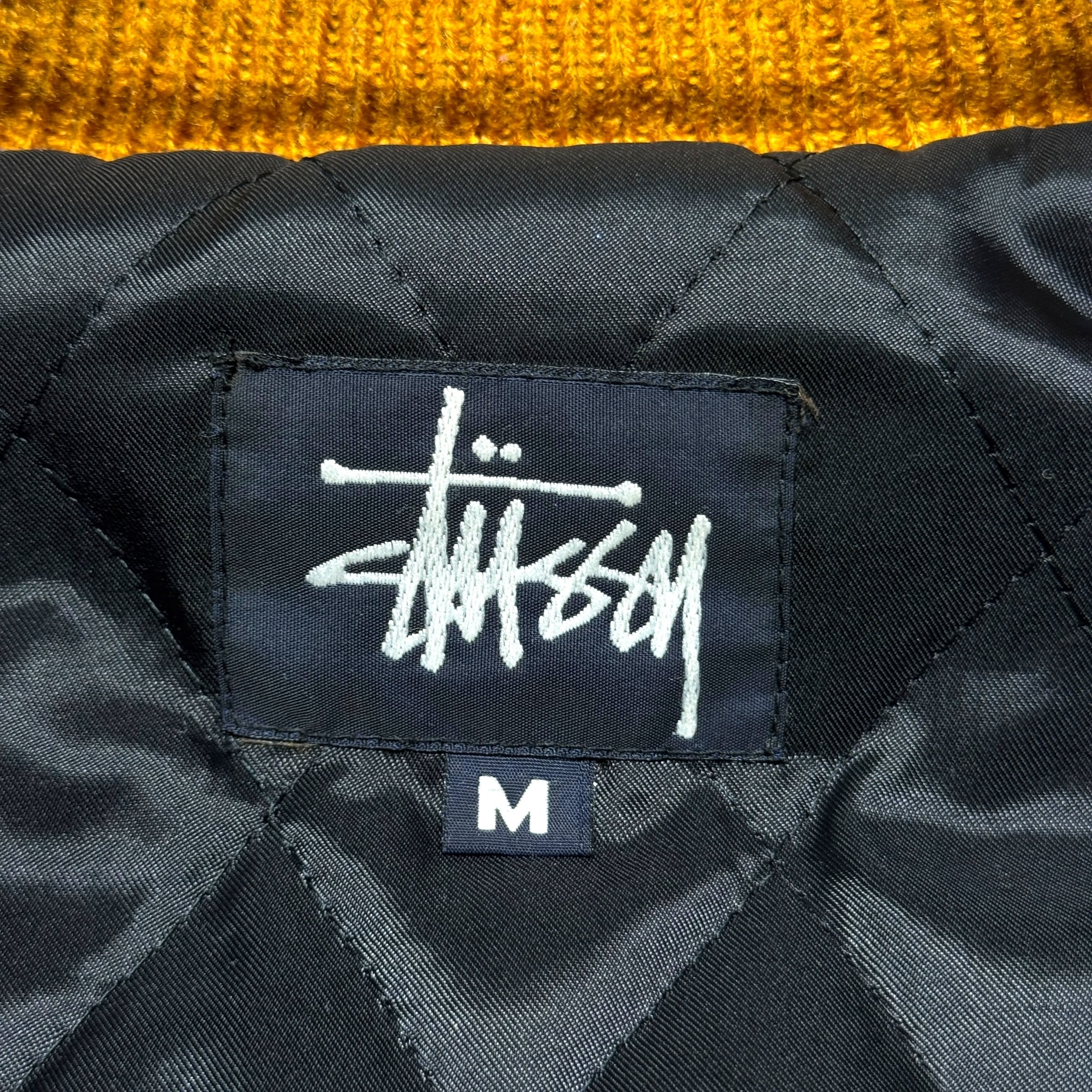 90's old stussy Varsity Jacket “BIG 4” “スタジャン” 【高円寺本店
