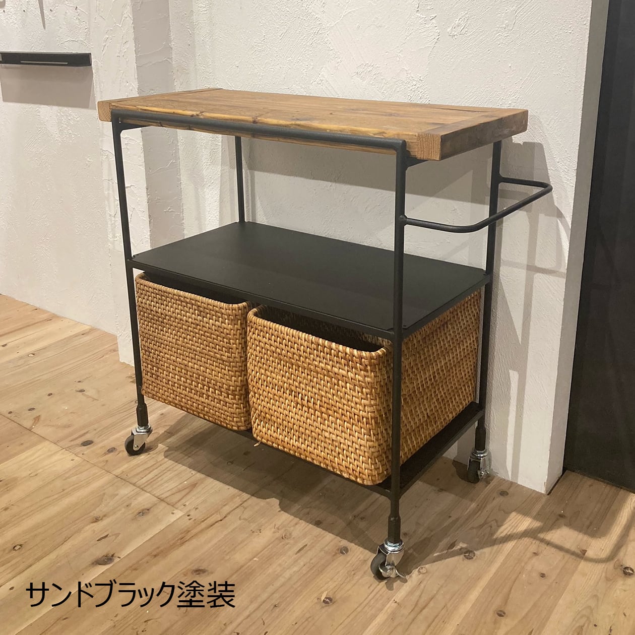 H WORK WAGON【FCO1553】作業台にも使える高さ85cmのワークワゴン