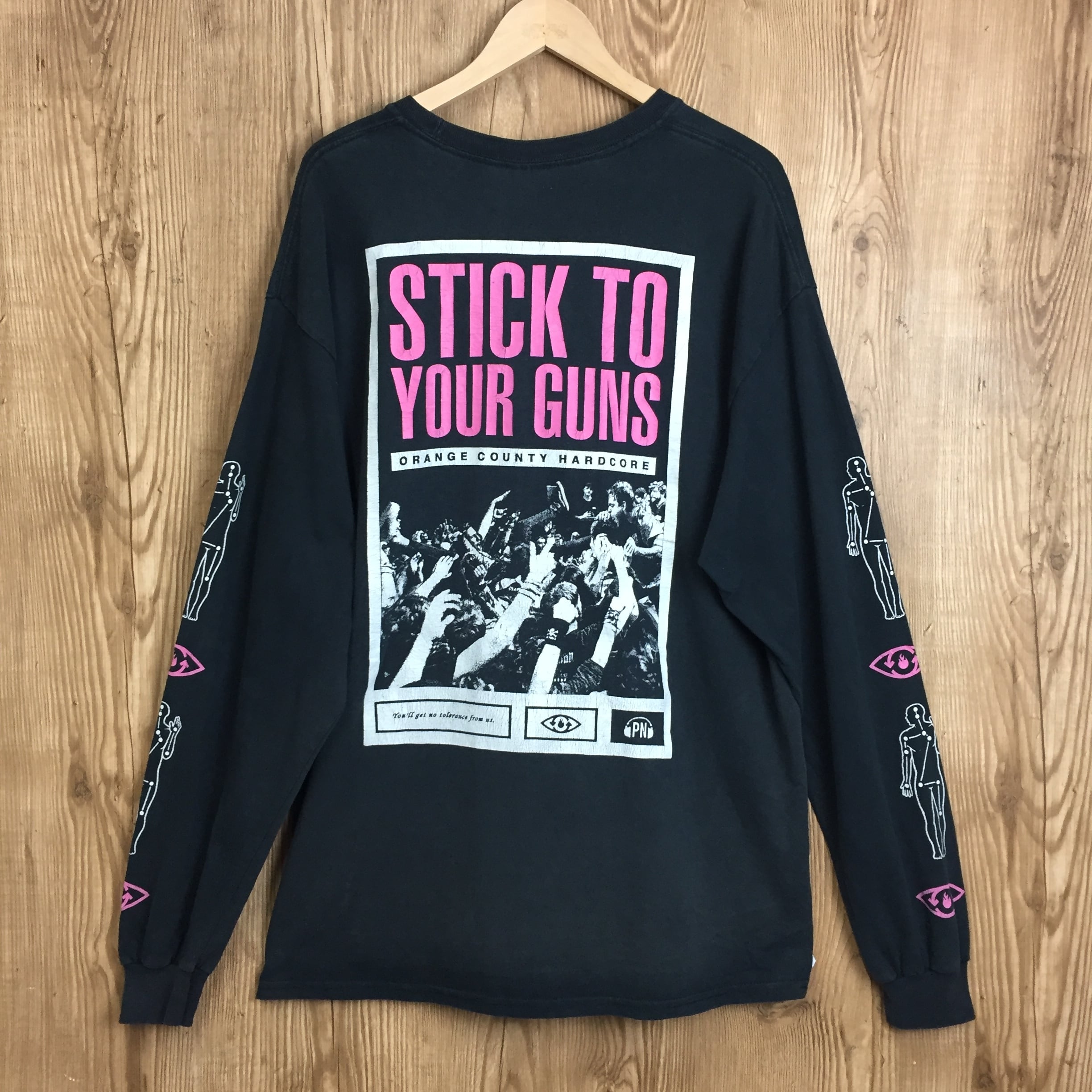 US HARD CORE STICK TO YOUR GUNS 袖プリ入り 長袖 ハードコア バンドT