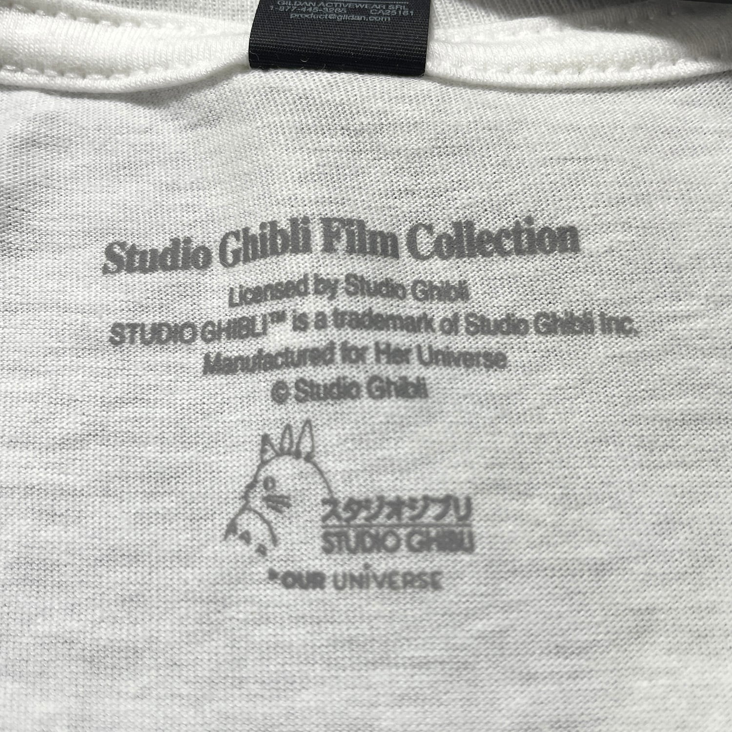 未使用品 海外版 公式 ジブリ Tシャツ 映画 風の谷のナウシカ ナウシカ