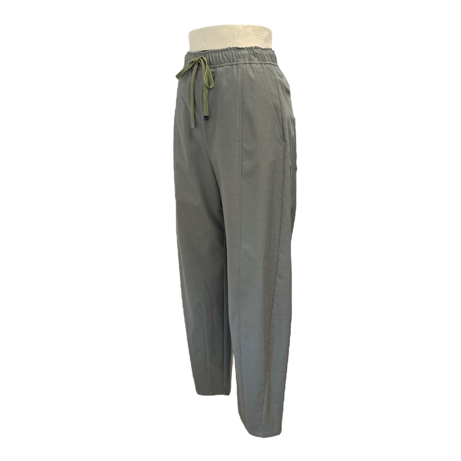SALE【ayane】ストレッチツイルバレルレッグパンツ 825501 アヤン