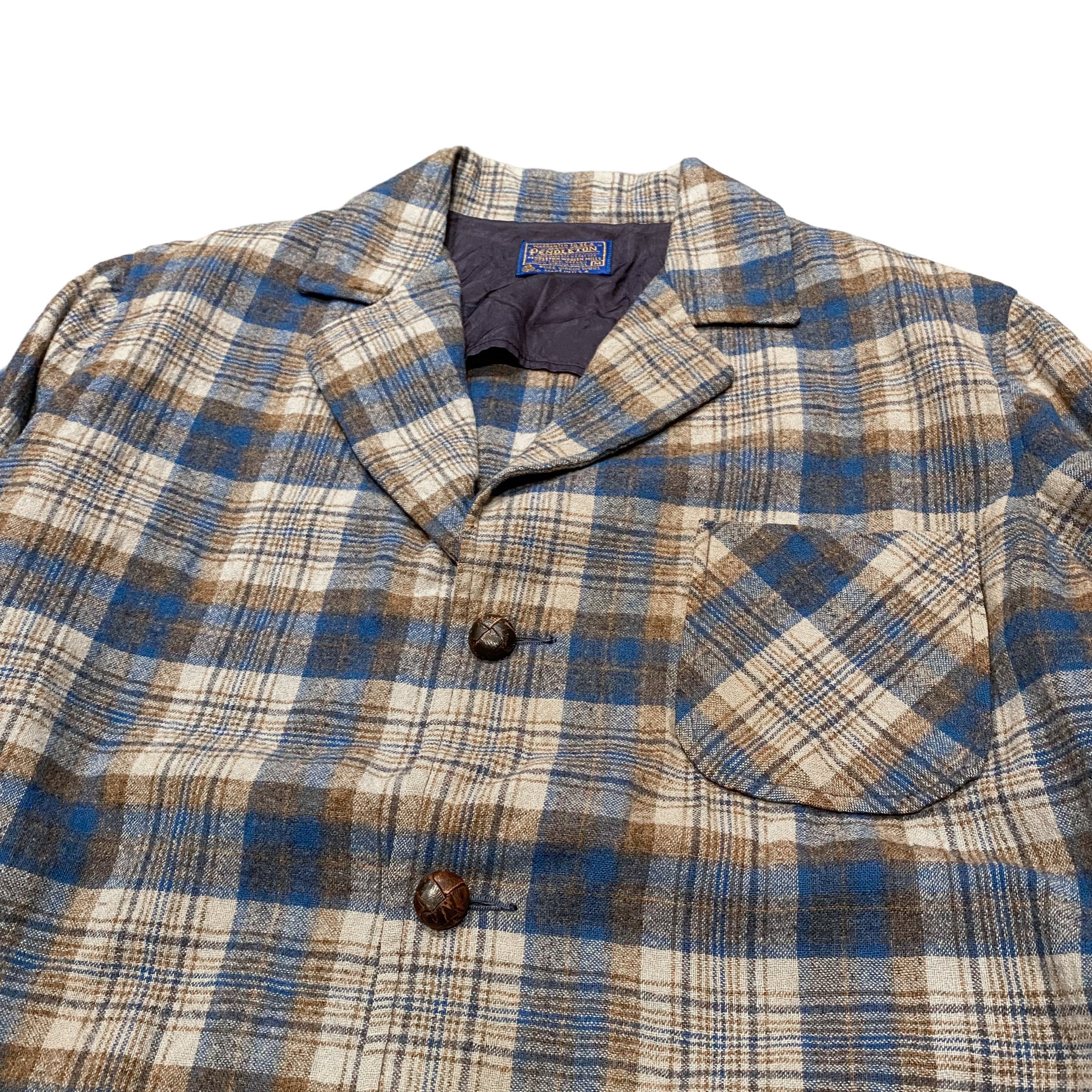 70's USA製 PENDLETON Wool Shirt Jacket M / ペンドルトン ウール