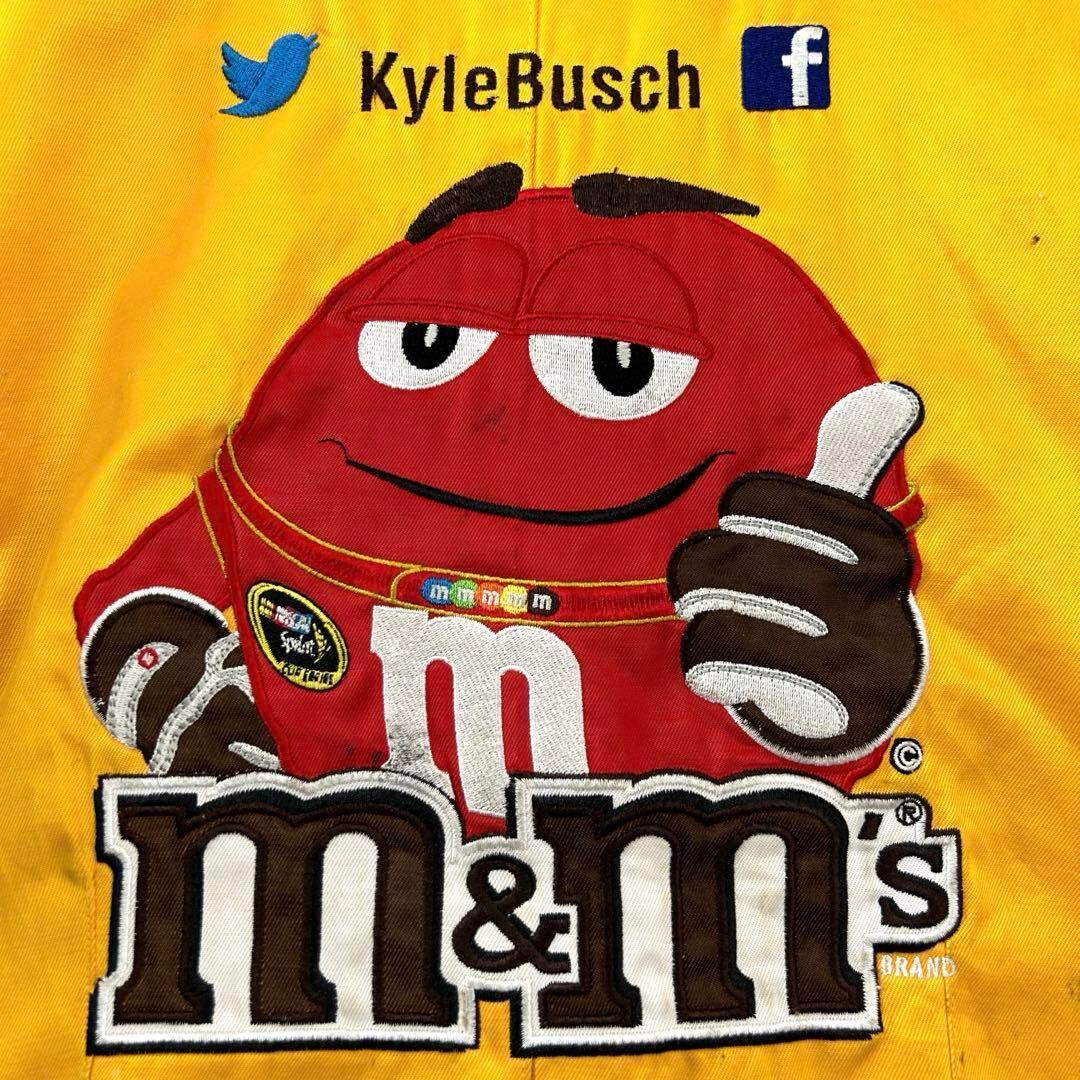 NASCAR m&m's 刺繍ロゴ レーシングジャケット | Pay ID