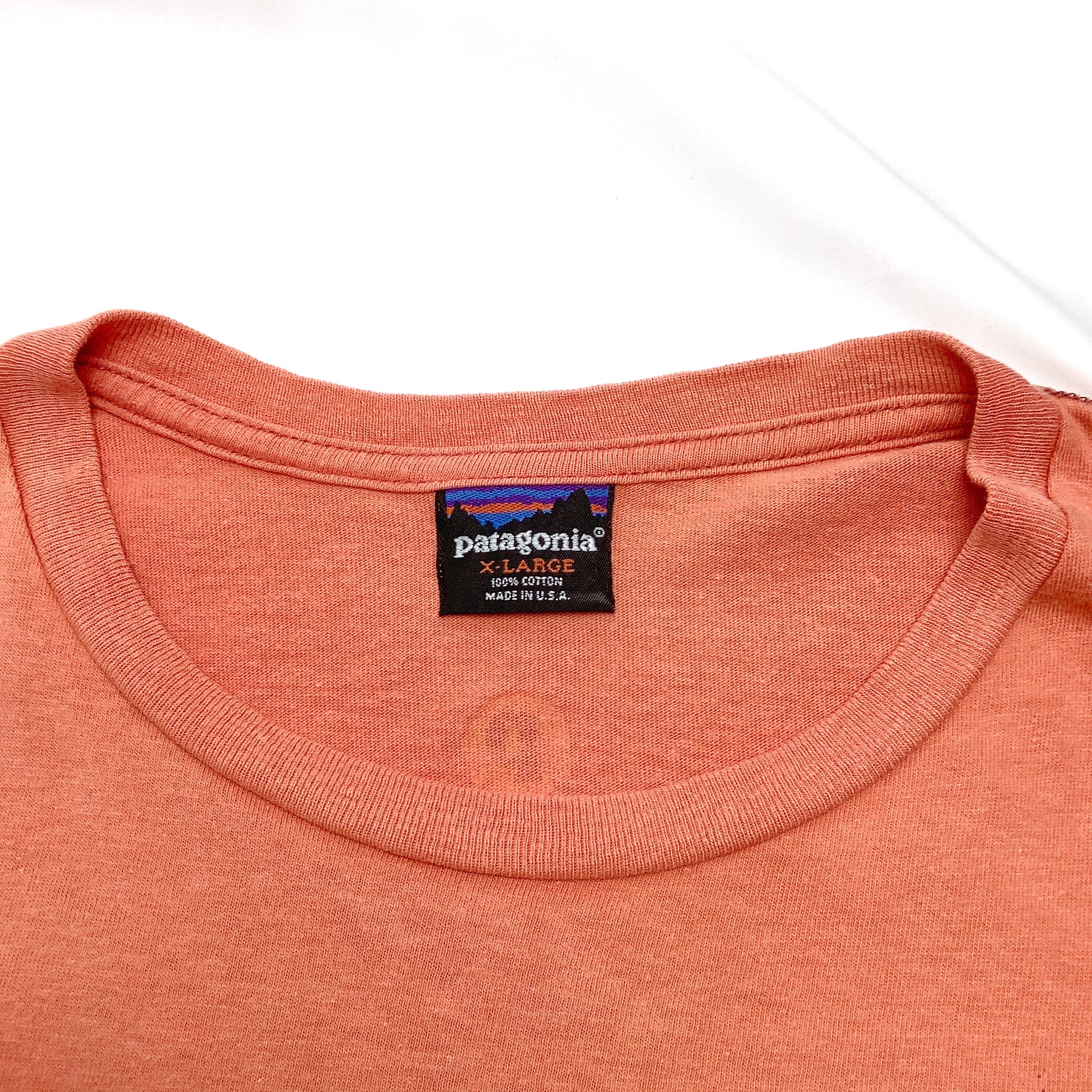 90s Vintage 【USA製】patagonia 雪無し 黒タグ Tシャツ パタゴニア
