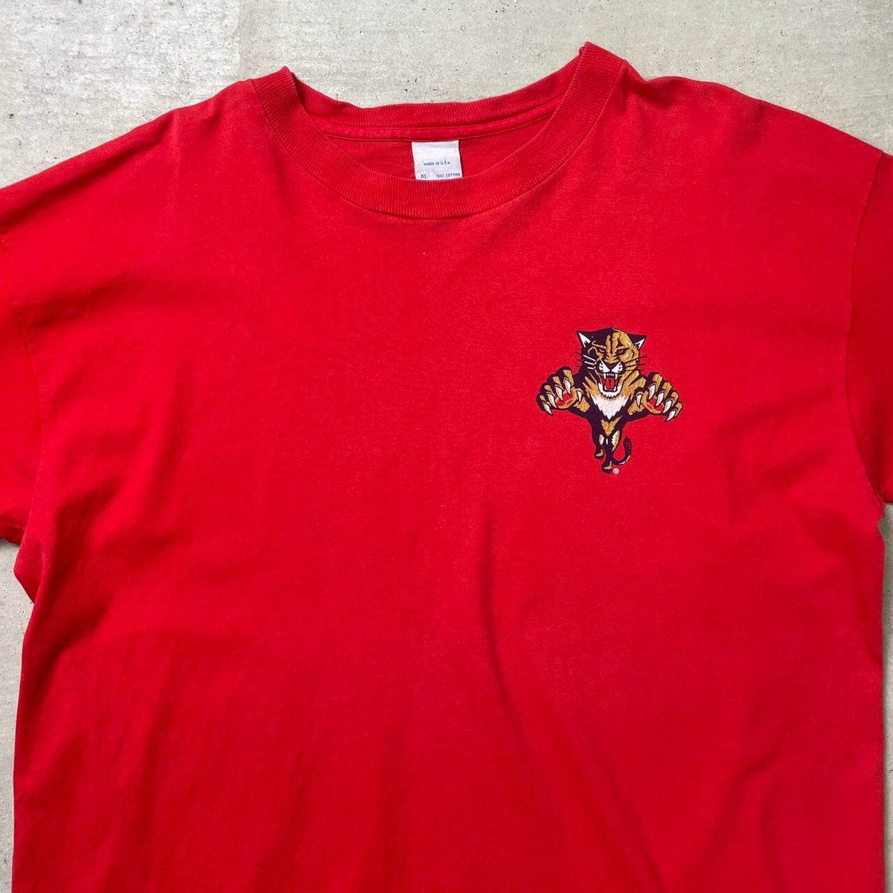 90年代 USA製 NHL フロリダ・パンサーズ プリントTシャツ メンズXL