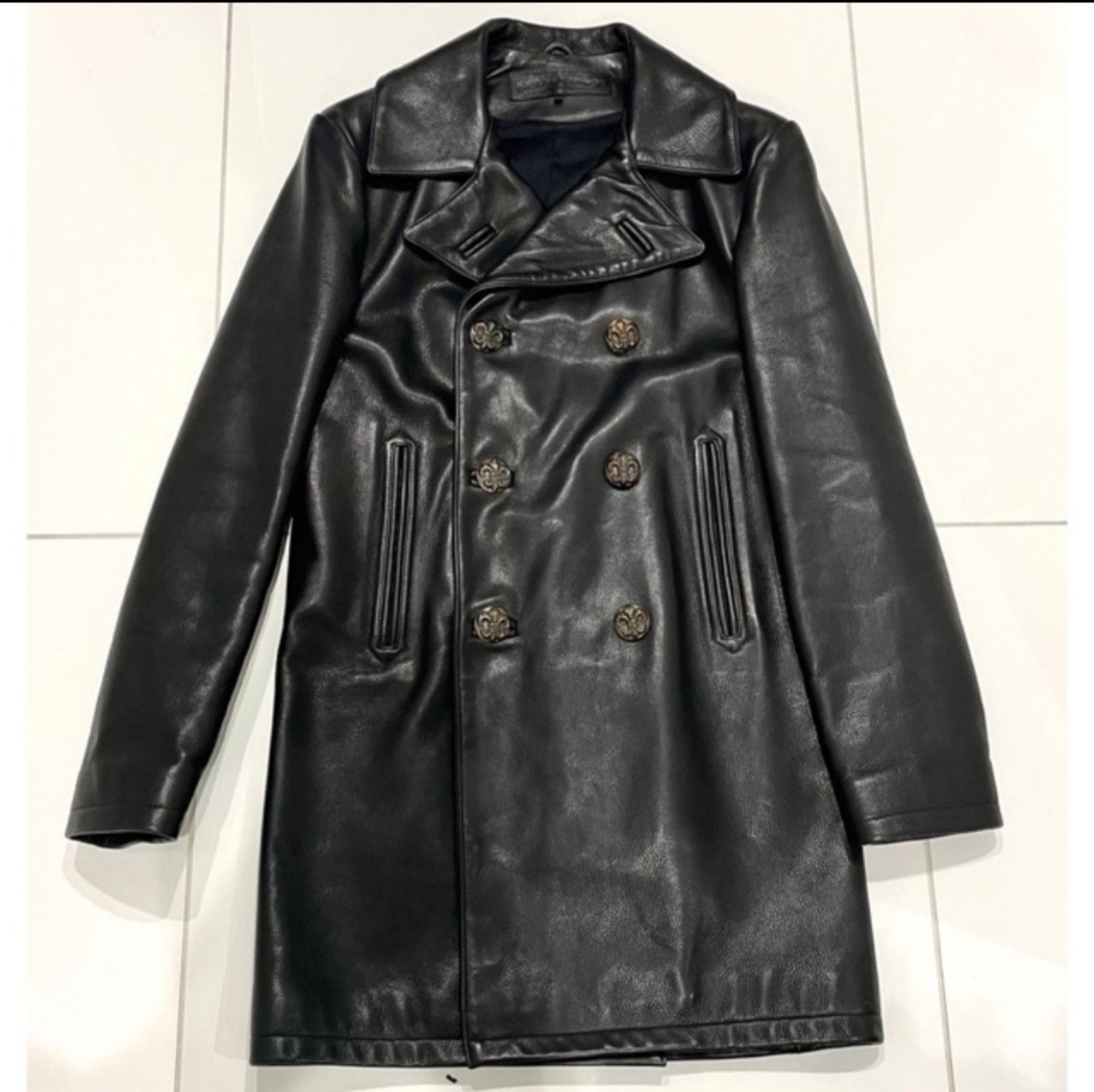 CHROME HEARTS クロムハーツ レザーコート ロングコート | chromehearts