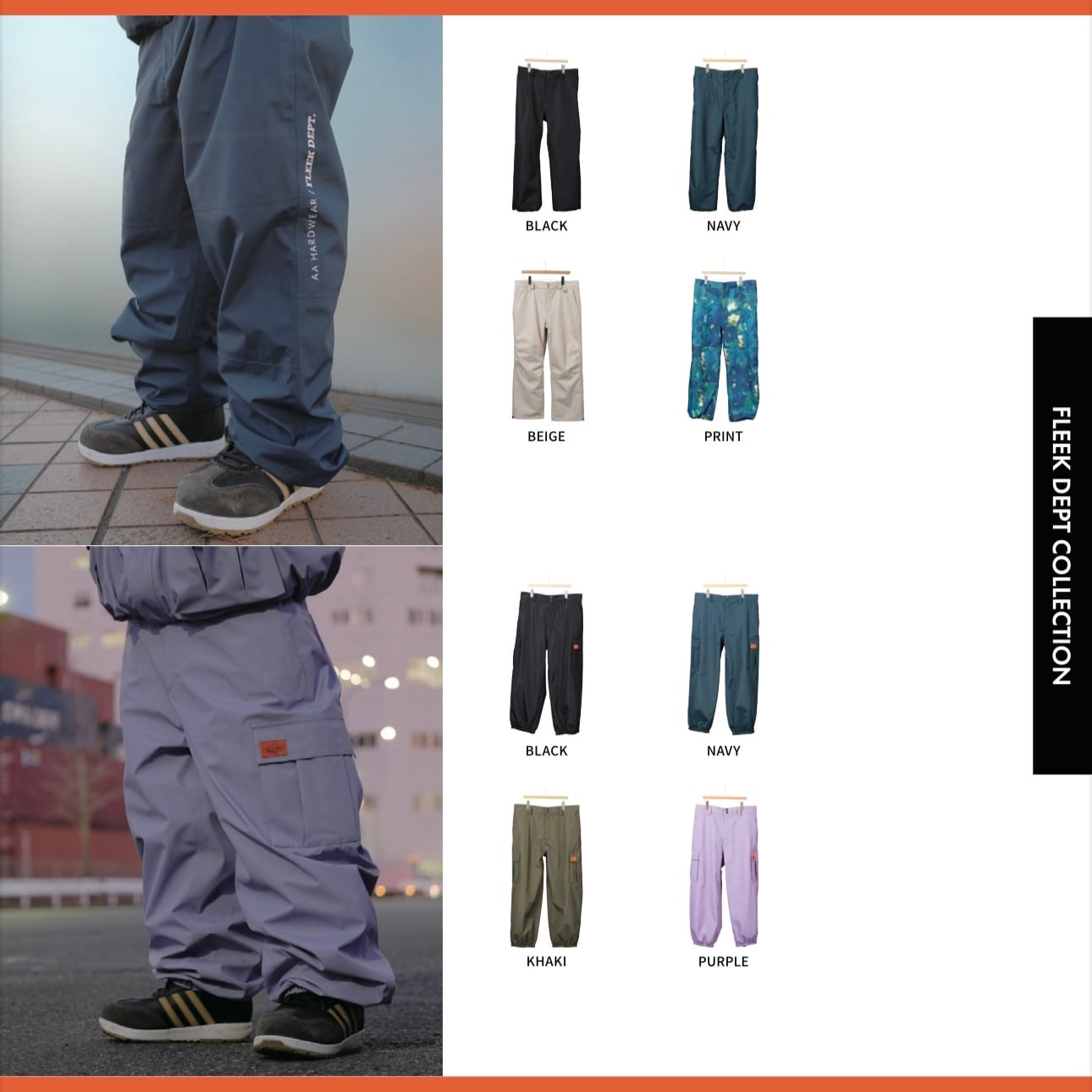 AA HARDWEAR 『 FLEEK PANTS 』 24-25 スノーボード ウェア ダブルエー