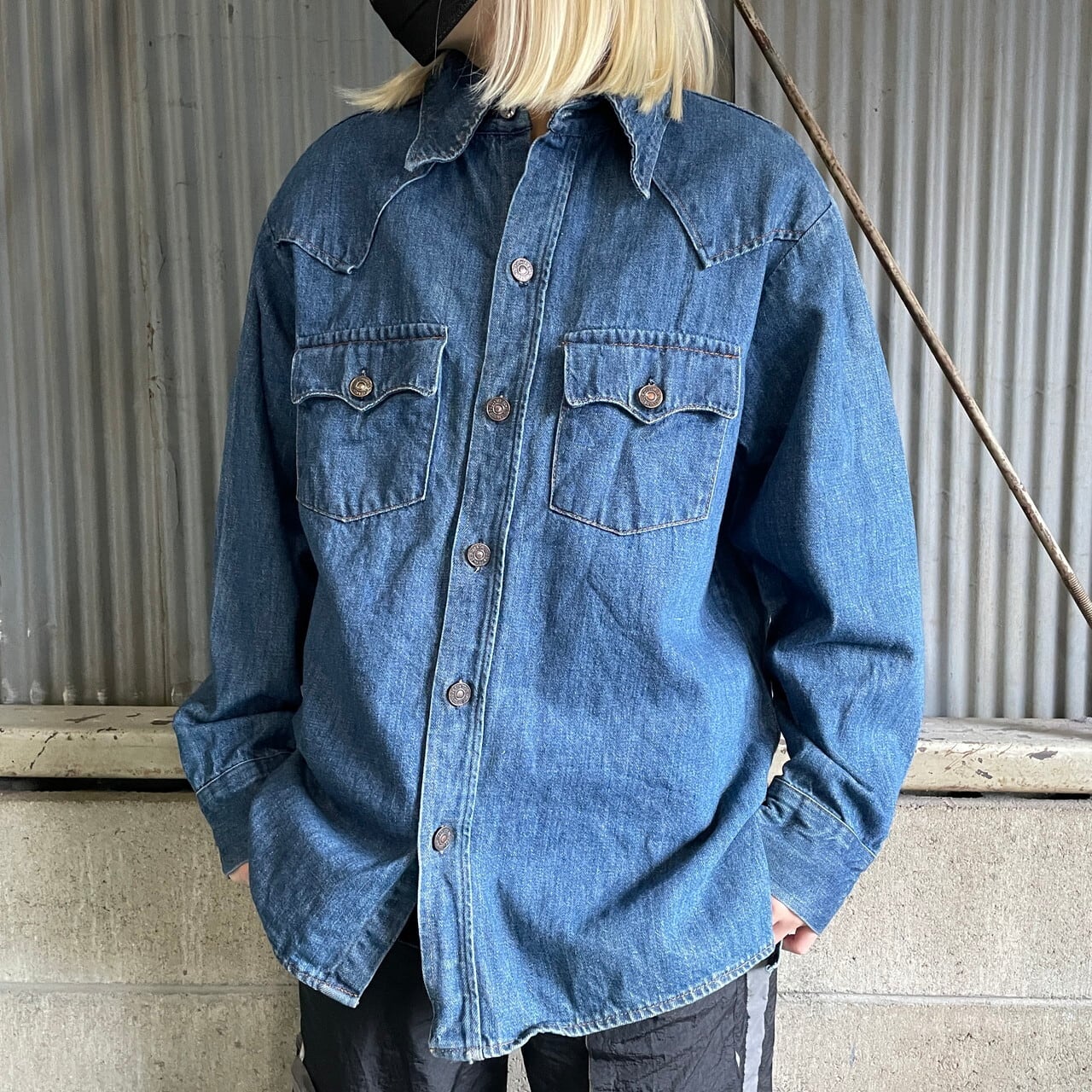 70年代 USA製 Levi's リーバイス デニムシャツジャケット メンズL 古着