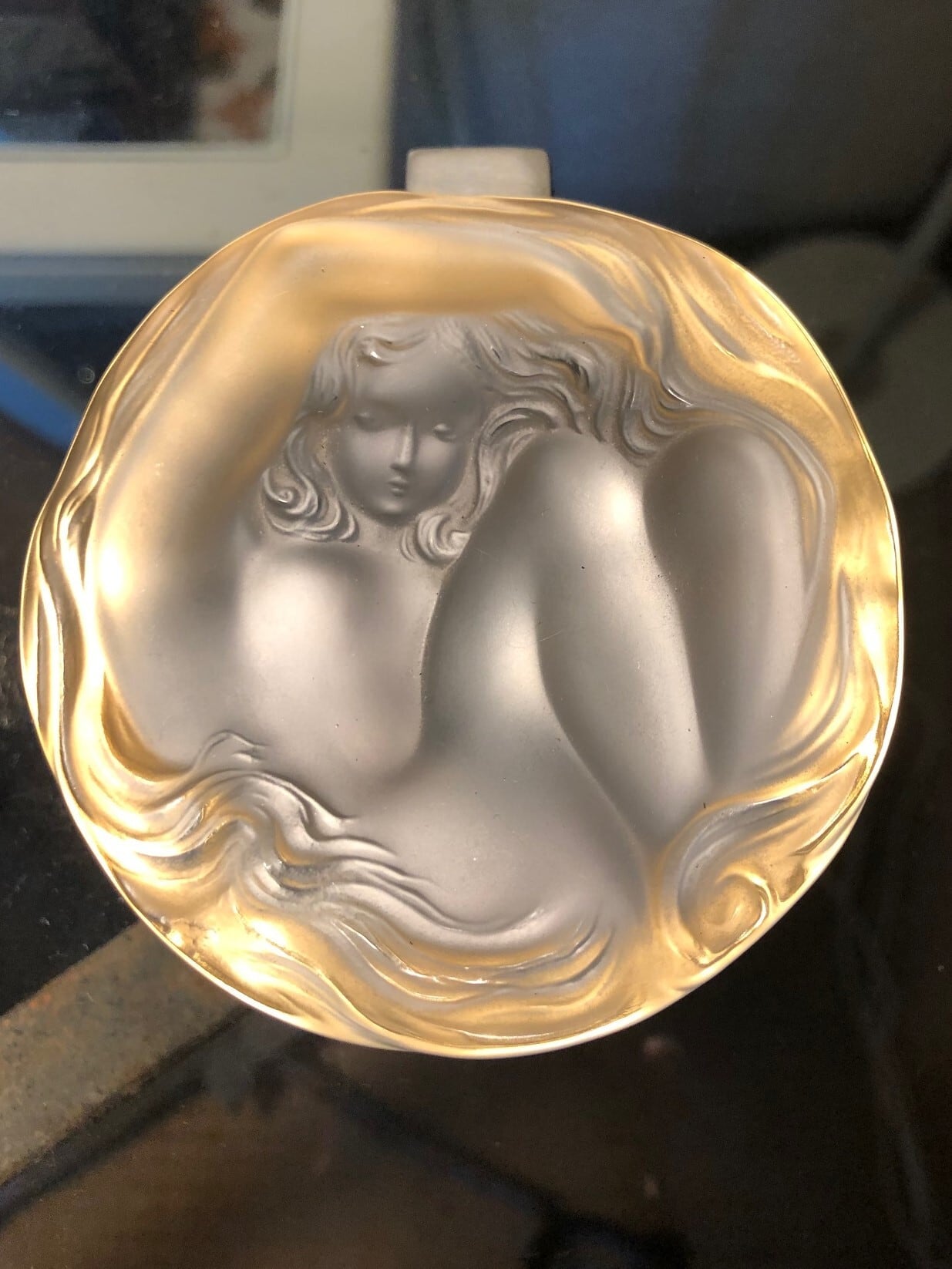 ルネ・ラリック・パウダーケース裸婦像 貴重なアート作品 | kamakuraART