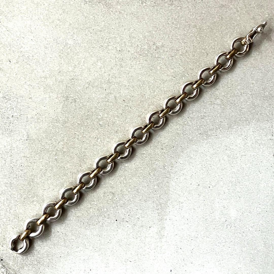 メキシコ製 MEXICO VINTAGE チェーンブレスレット 925×真鍮 | unune