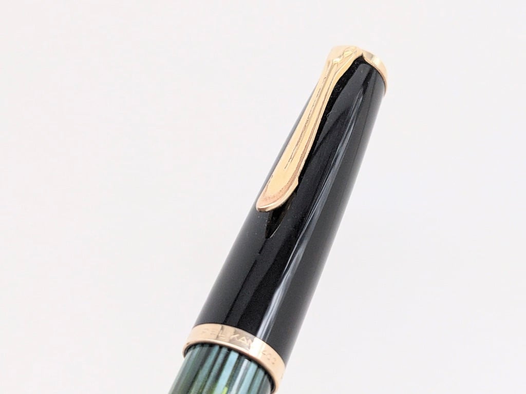 50s ペリカン 400NN 緑縞 Pelikan 400NN （中字） 14C 03063