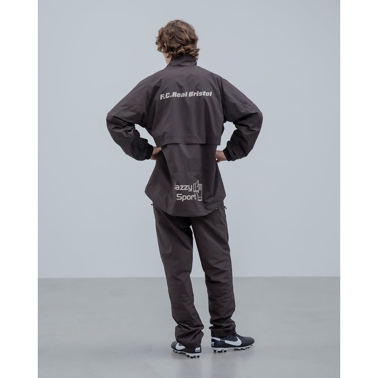 F.C. Real Bristol】Soph. // Jazzy Sport - Long Taiil Warm Up Pants