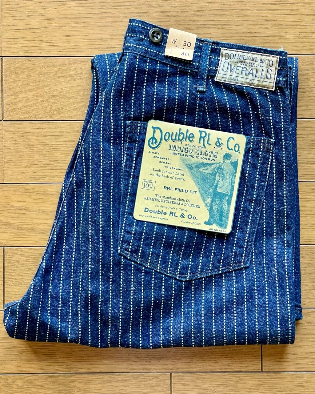 新品 RRL 限定品 ストライプワークパンツ W30-L30 | Room Style Store