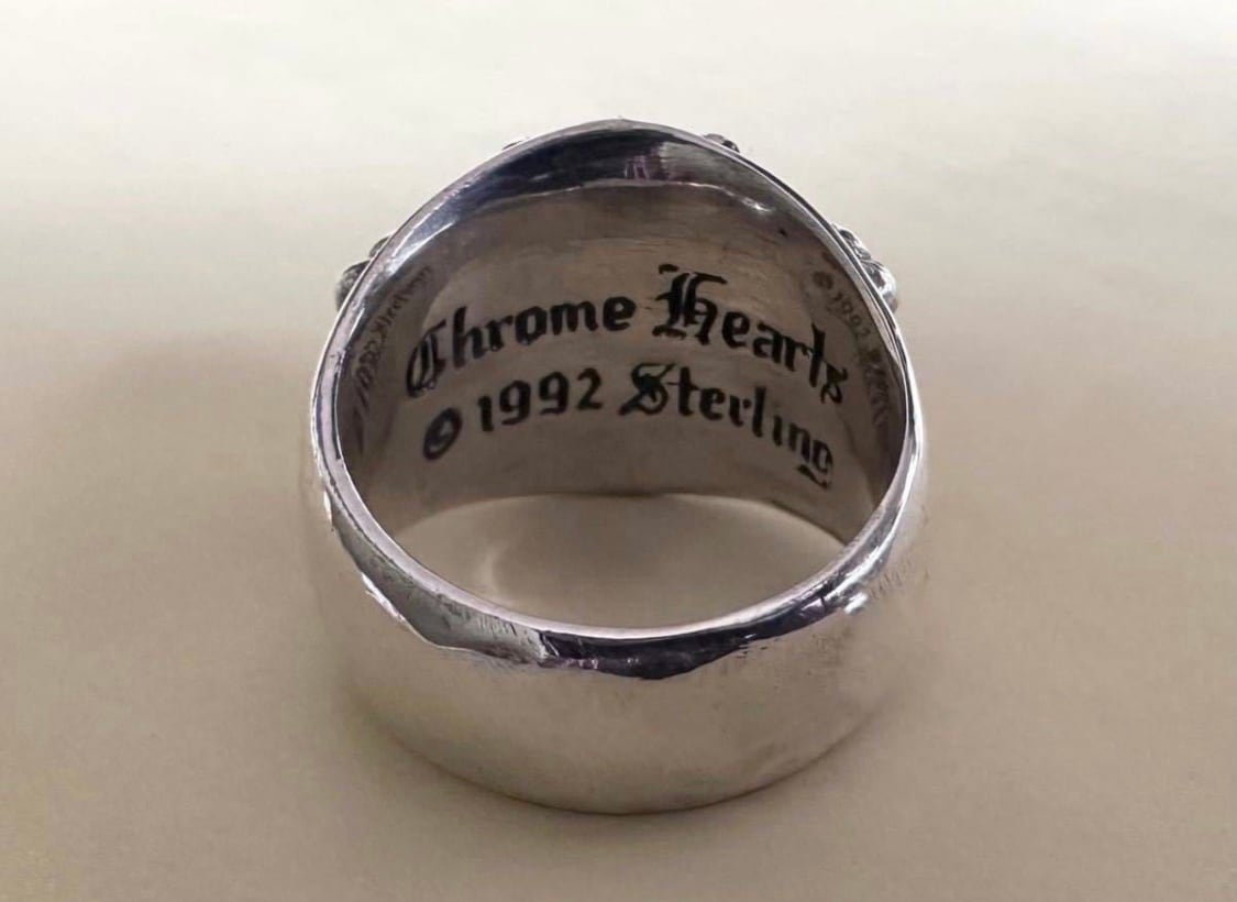CHROME HEARTS クロムハーツ 純正ダイヤ 24.2g キーパーリング 24号
