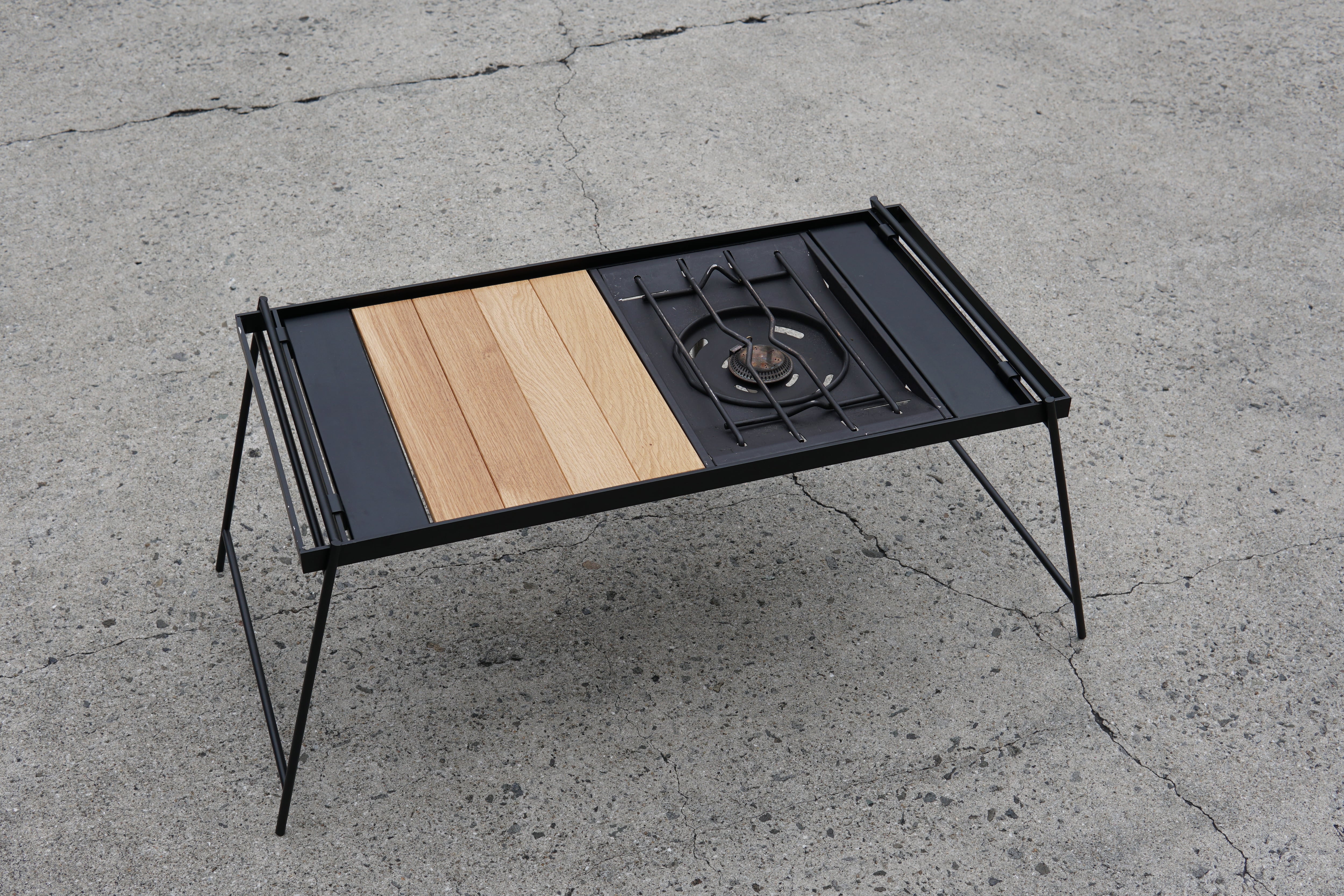 CAMP GEEKS ブリッジテーブル オークブラック IGT対応 Brige-table>ブリッジテーブル〜オークブラック〜 | CAMP GEEKS