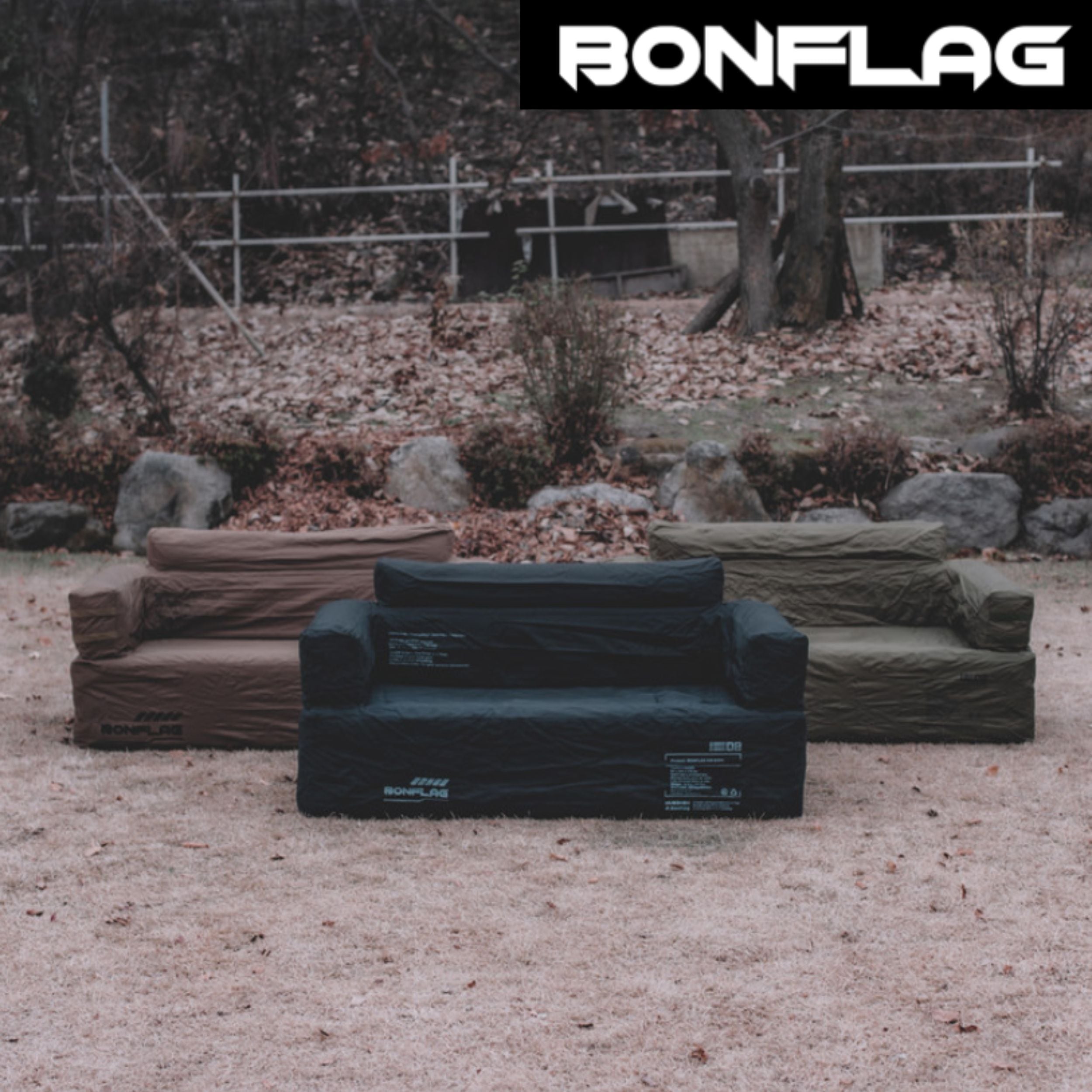BONFLAG タクティカル エアーソファ 2人用 TACTICAL AIR BED 2P 屋外