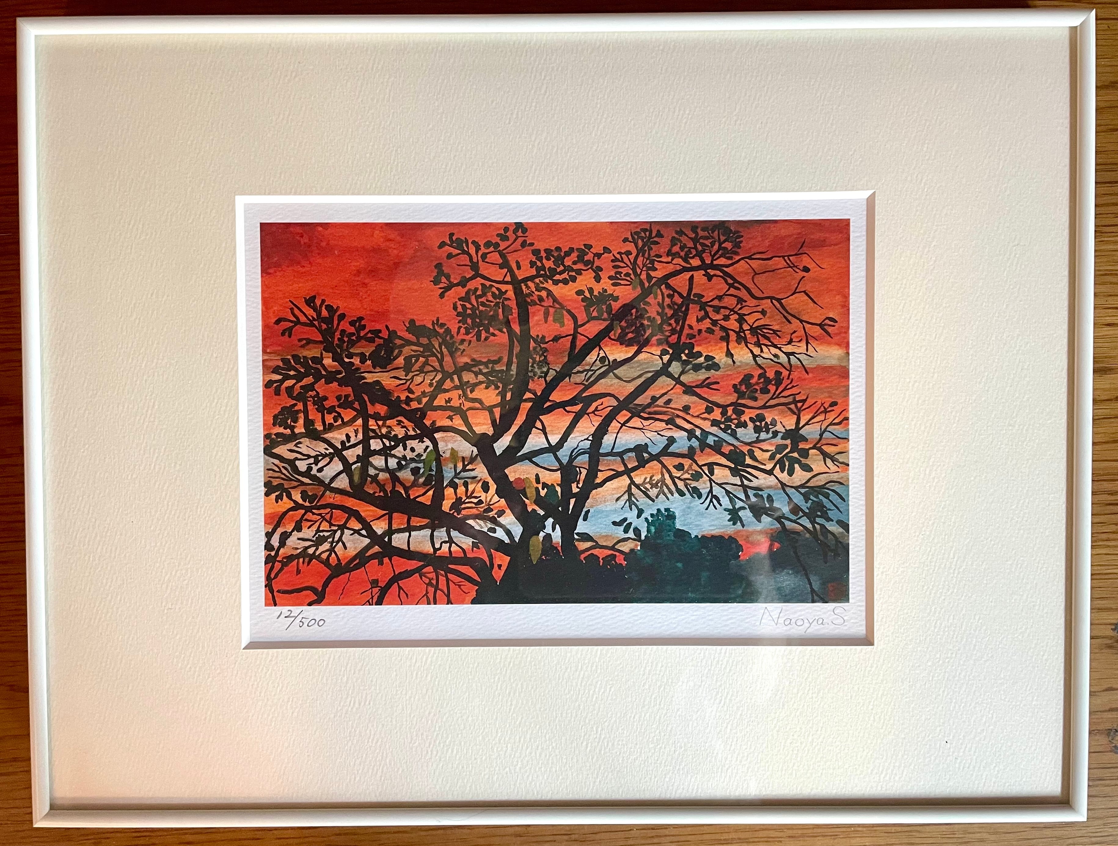 水彩画 ジクレー版画「芥屋の大門」（糸島市） 水彩画ジクレー版画