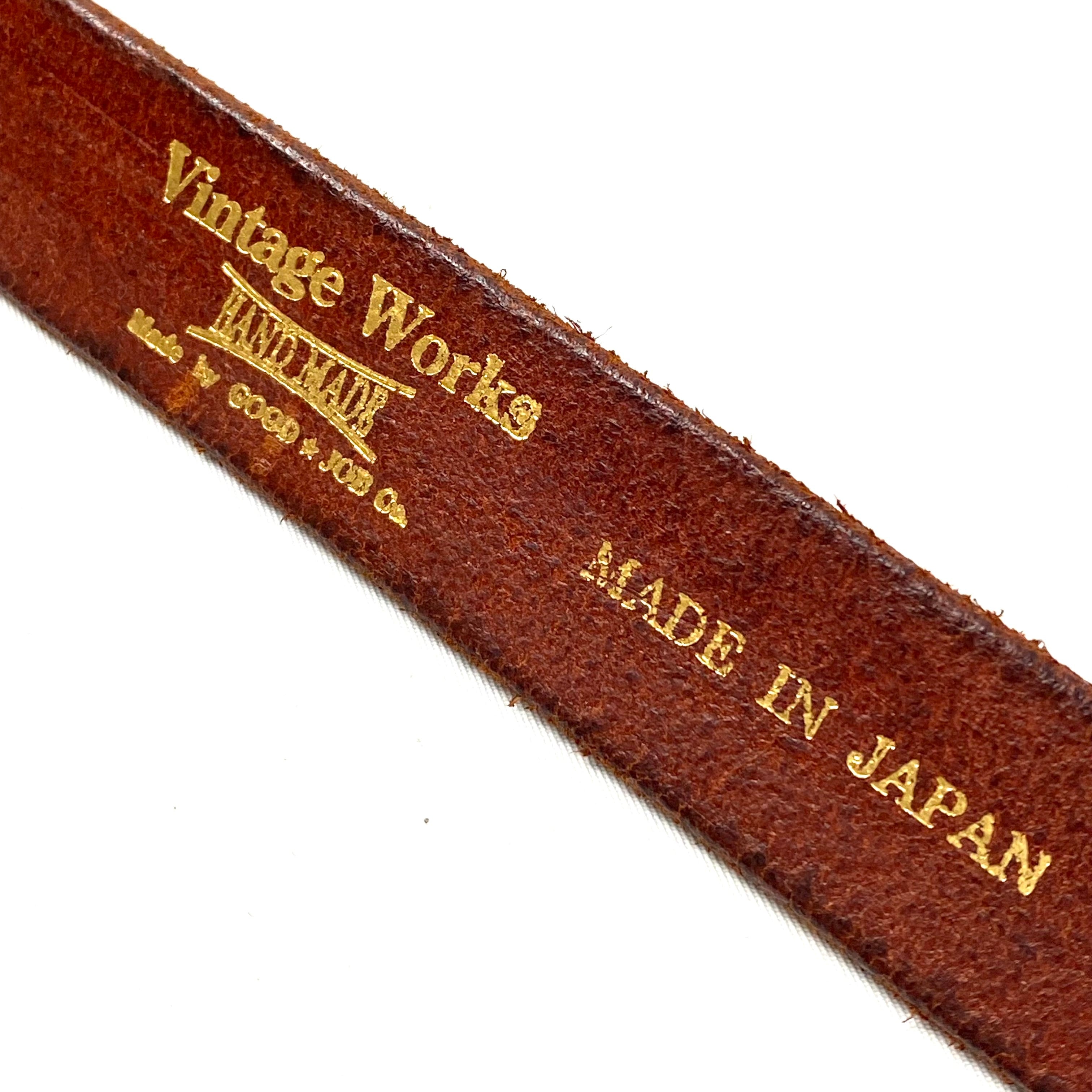 Vintage works(ヴィンテージワークス) ウエスタンベルト CHASIN(茶芯