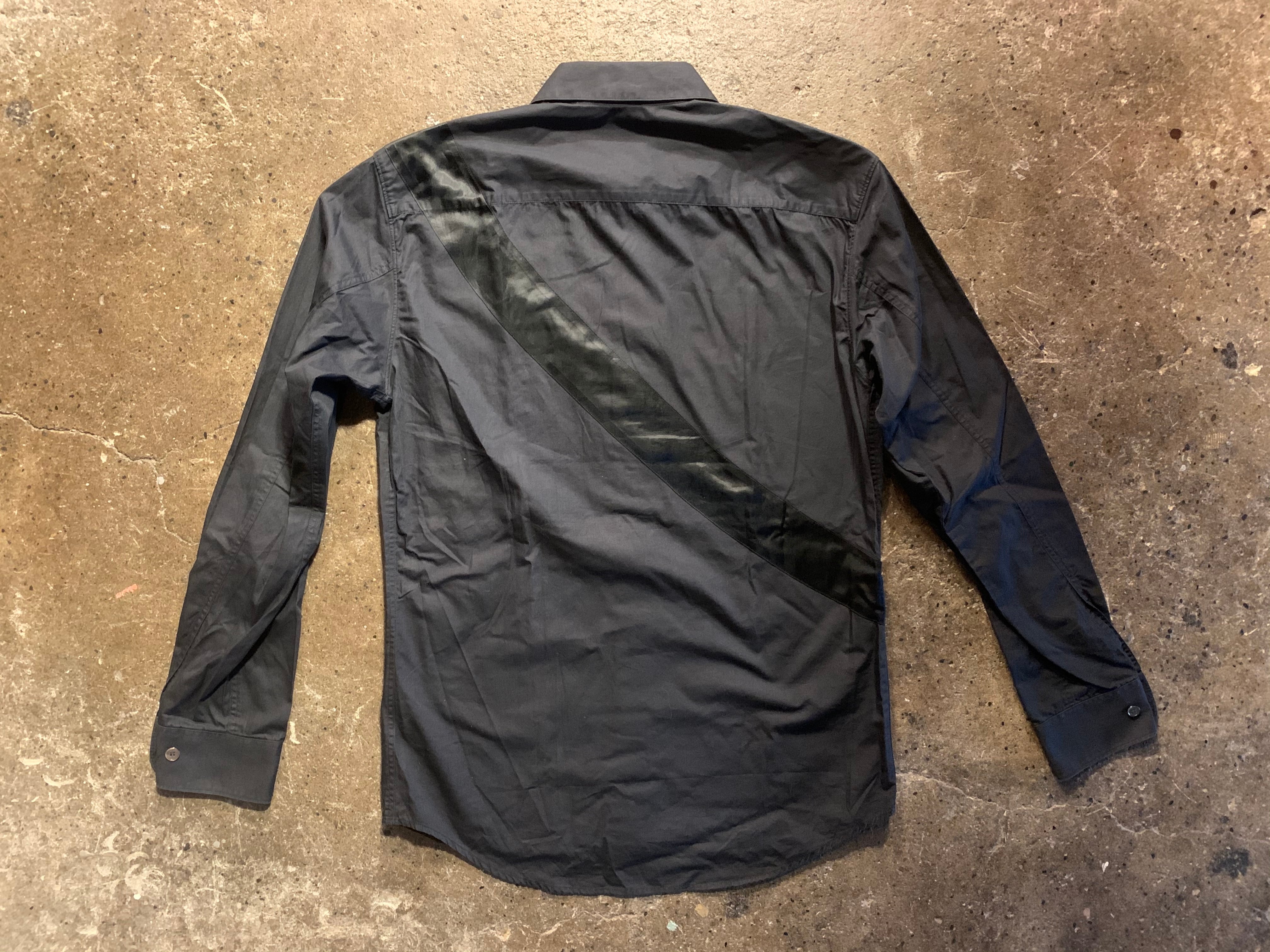 HELMUT LANG 90S 本人期 黒タグ ラインシャツ | DonDonDown YOKOHAMA