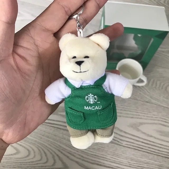 ストラップ付き！ぬいぐるみ ベアリスタ bearista マカオ 人形